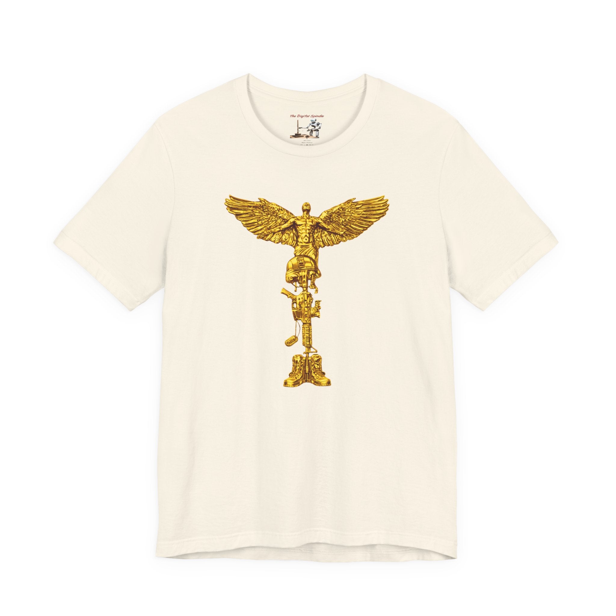 Fallen Soldier Rising Angel T-Shirt — Patriotic Military Veteran Tee