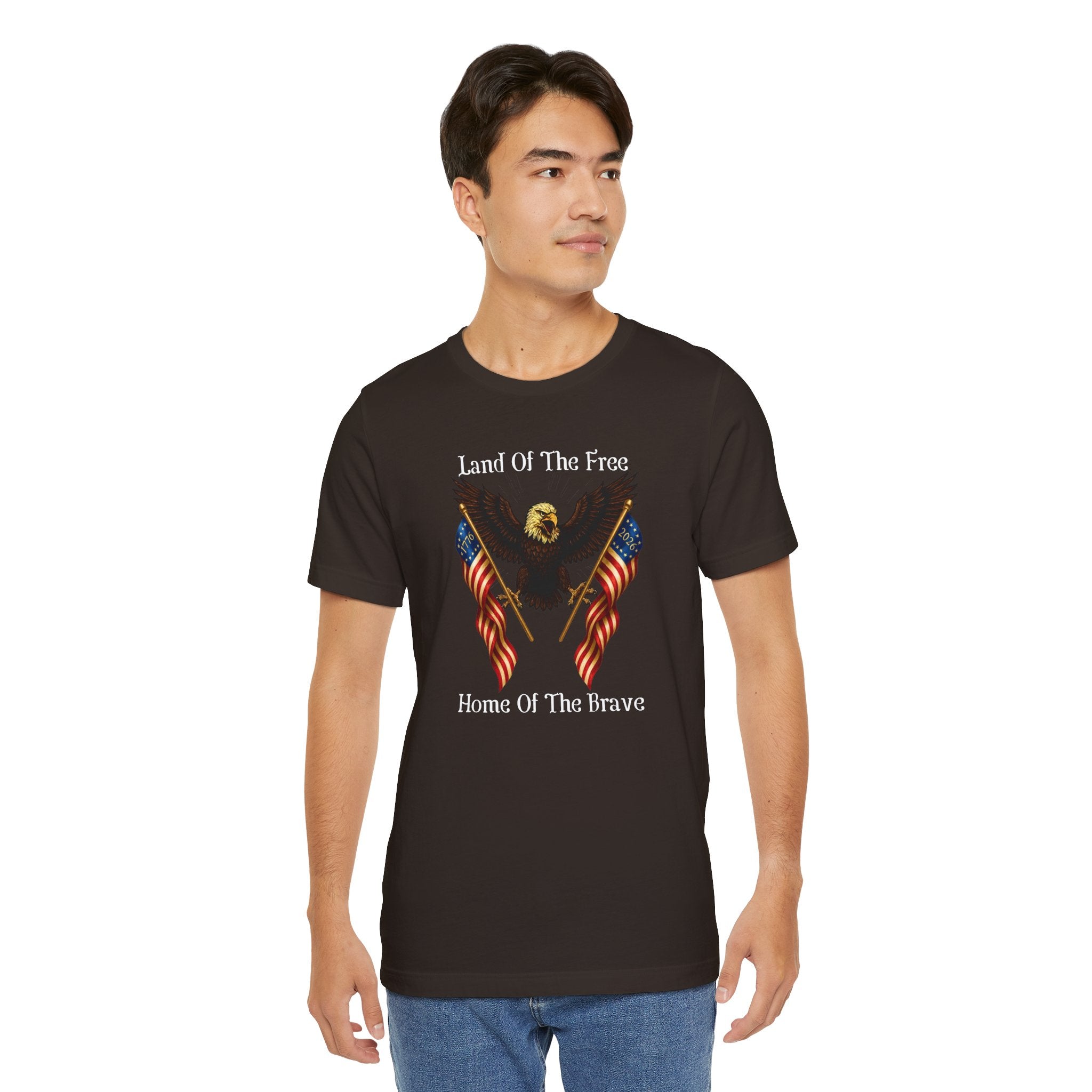 "Land of the Free, Home of the Brave" T‑Shirt