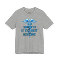 Laughter Is The Best Medicine Tee — Funny Nurse & Medic Caduceus T-Shirt
