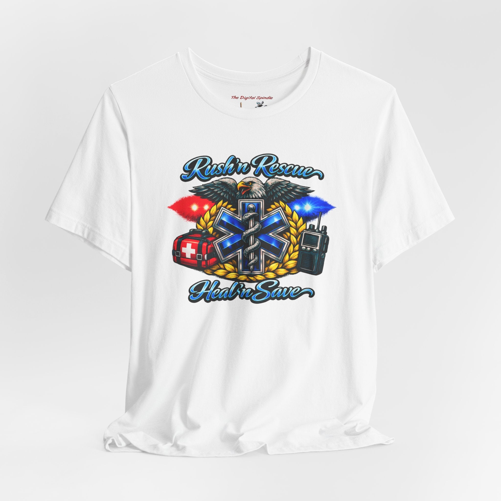 Rescue Responder EMT Star of Life T-Shirt - Paramedic Medic Emergency Medical Tee