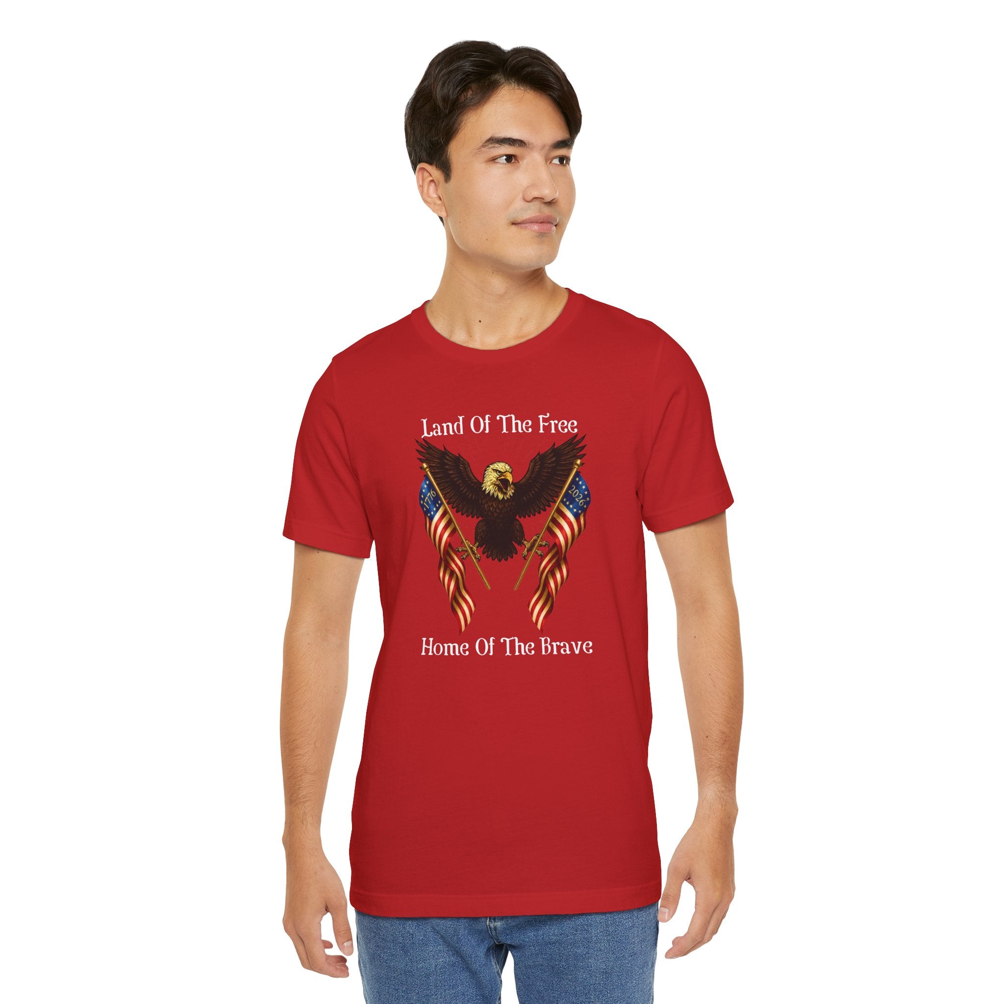 "Land of the Free, Home of the Brave" T‑Shirt