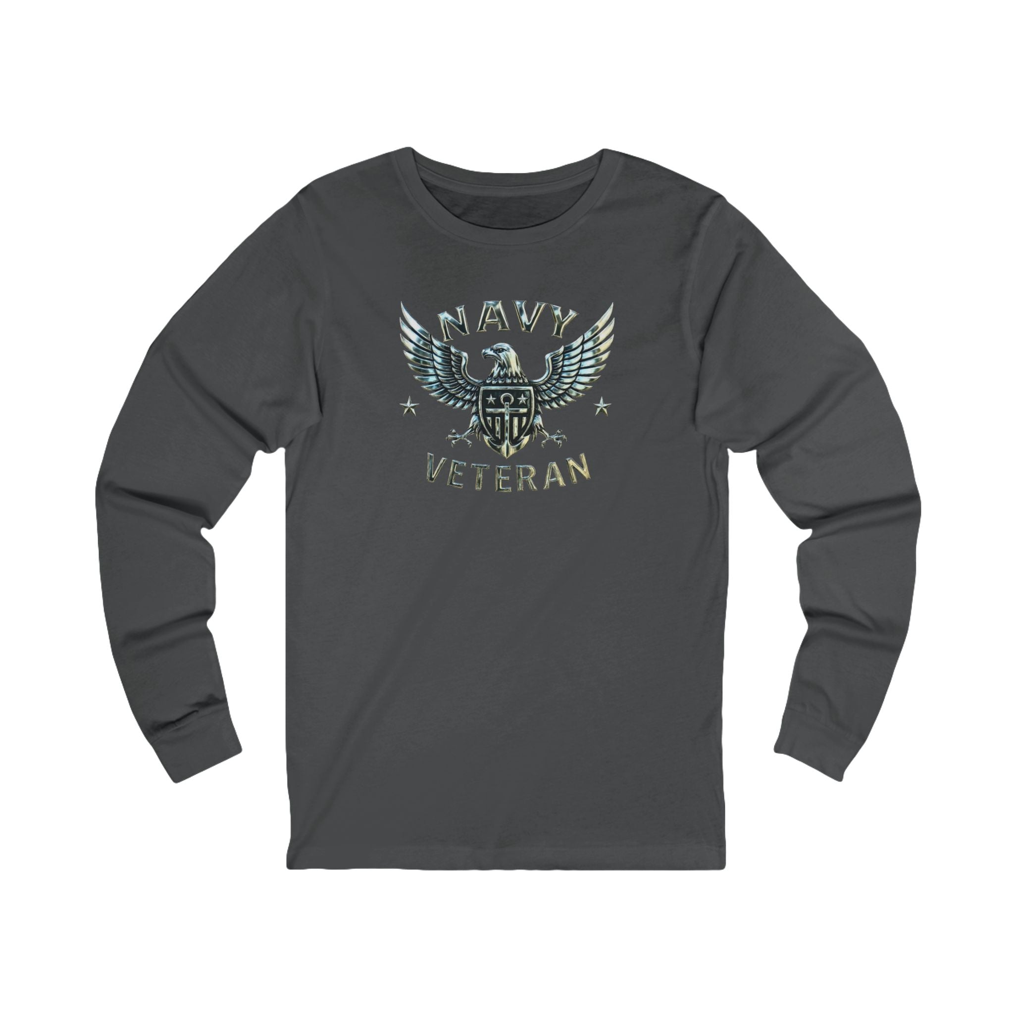 Navy Veteran Eagle Long Sleeve Tee