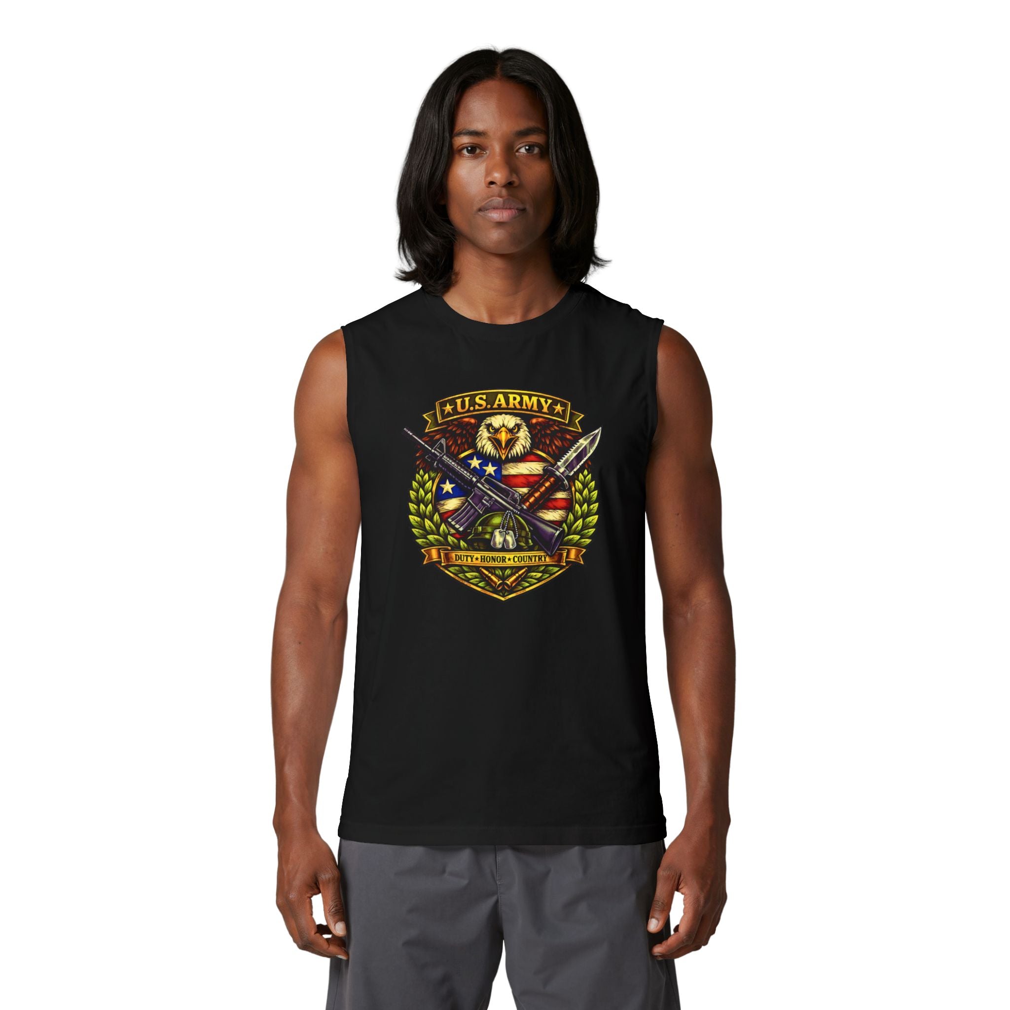 U.S. Army Duty, Honor, Country Muscle Tank