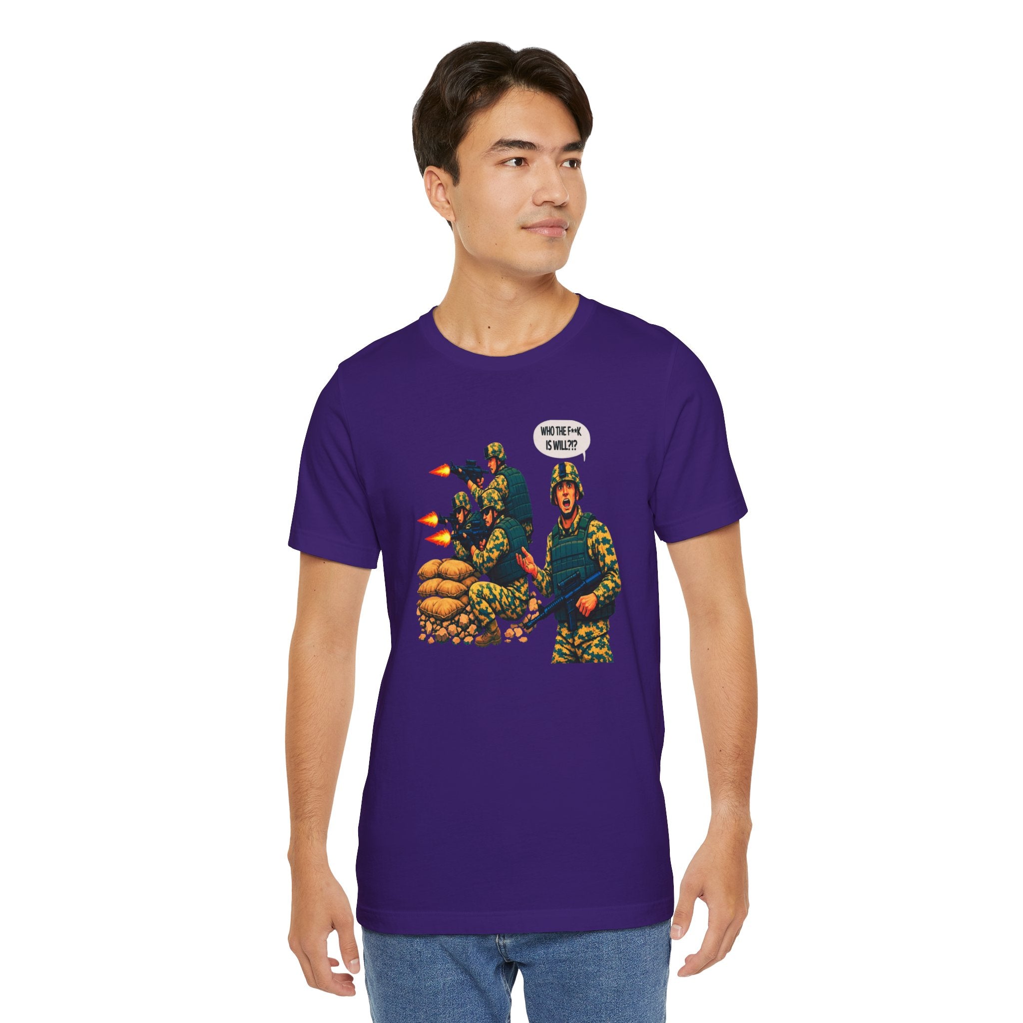 'Who the F**K is Will?' Military Retro Shirt