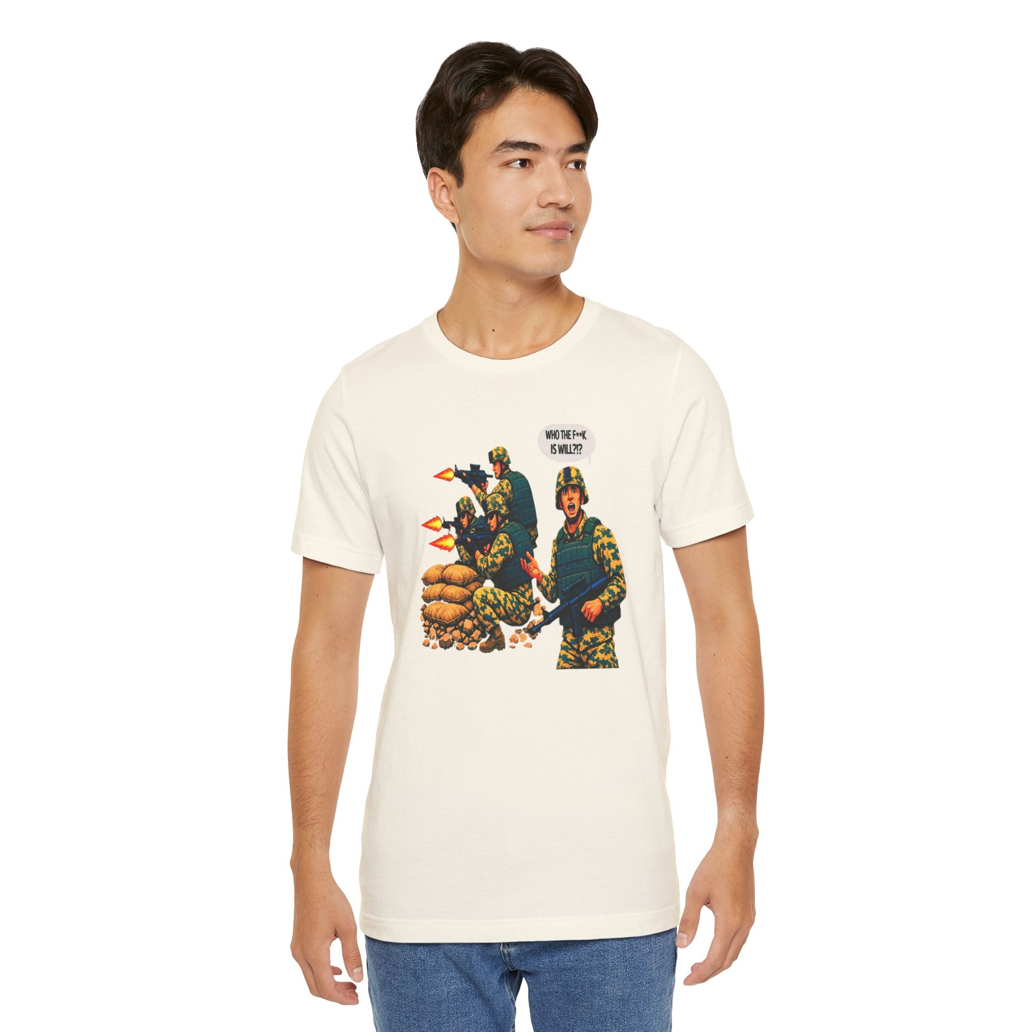 'Who the F**K is Will?' Military Retro Shirt