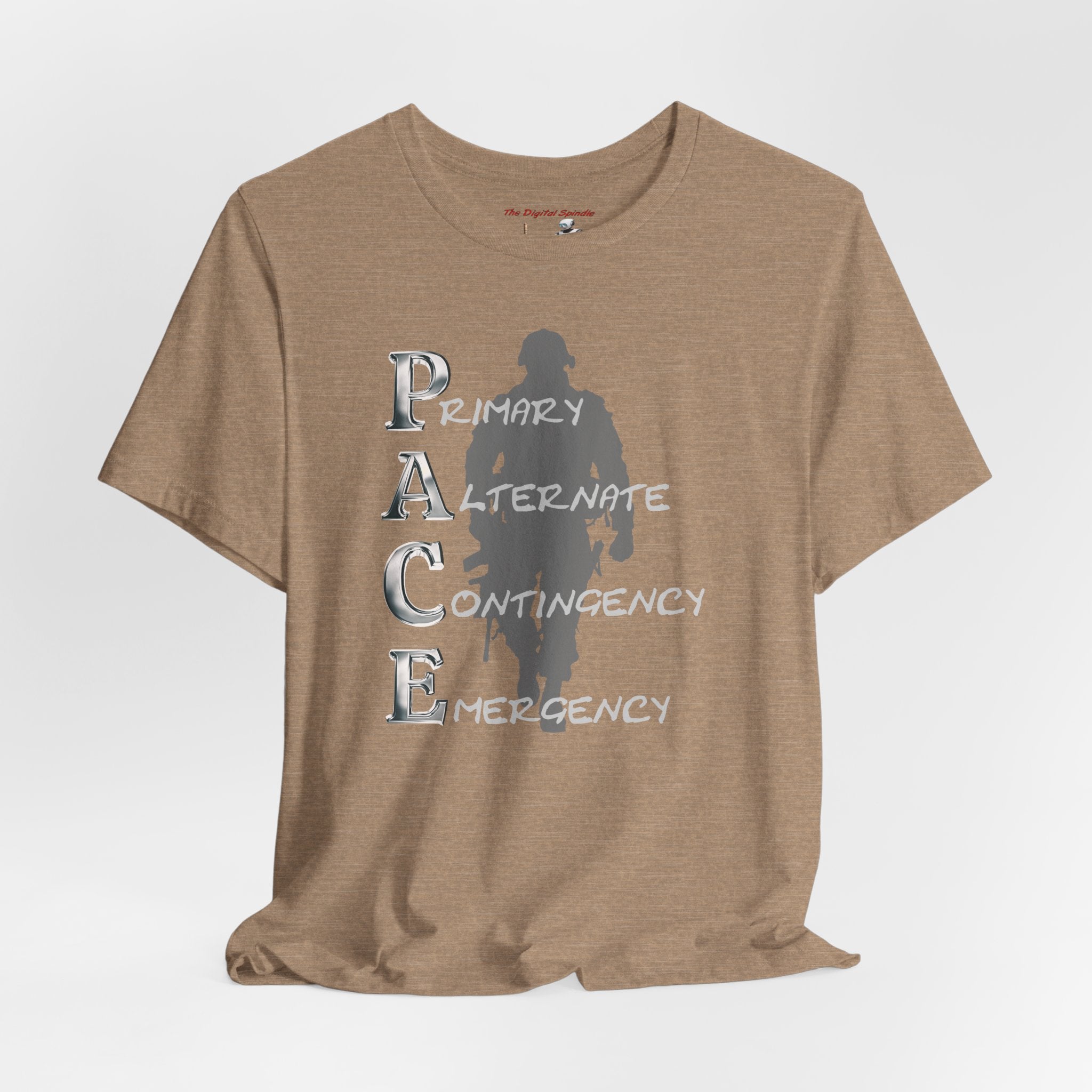 PACE Military Acronym T‑Shirt – "Primary Alternate Contingency Emergency" Tactical Tee
