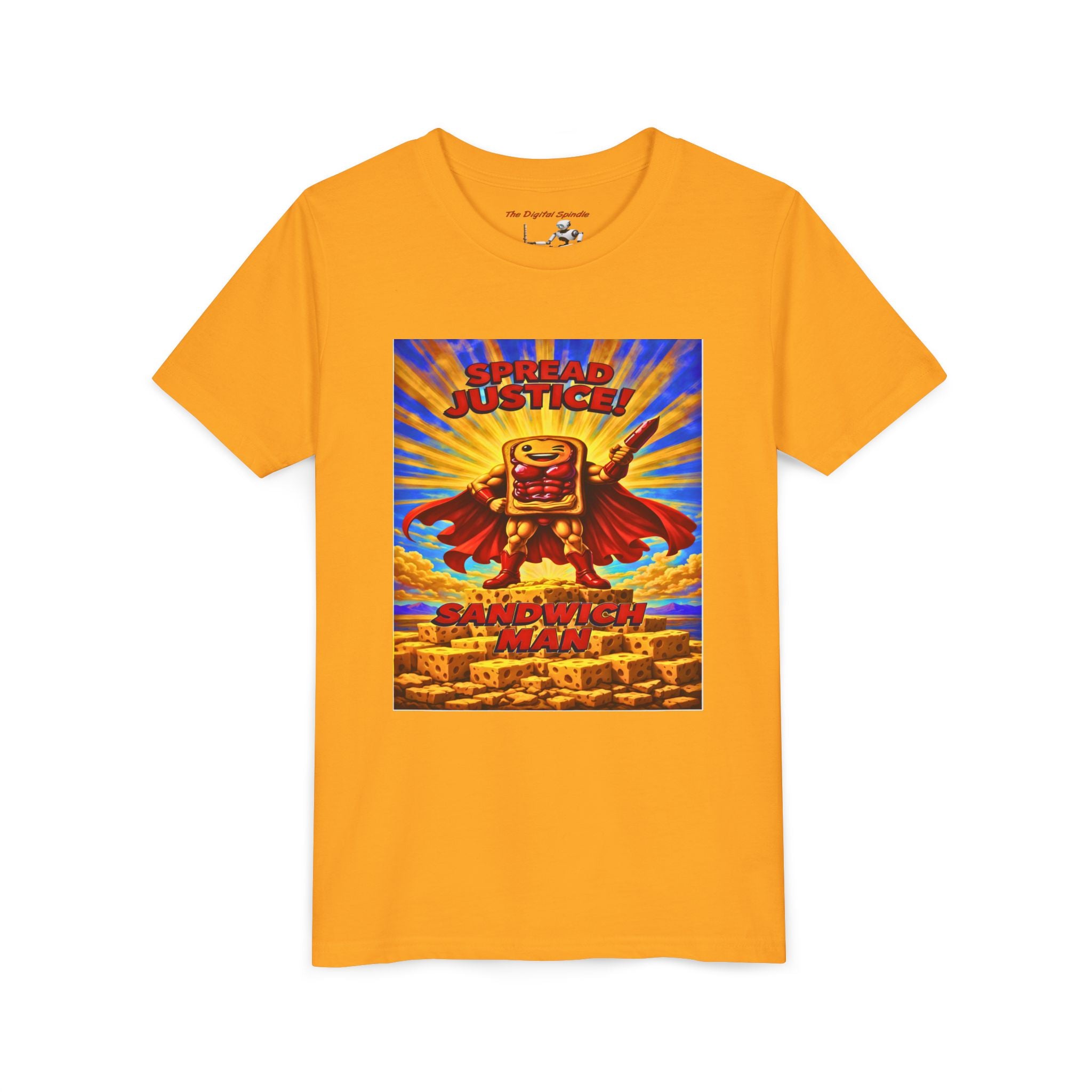Sandwich Man Superhero Graphic