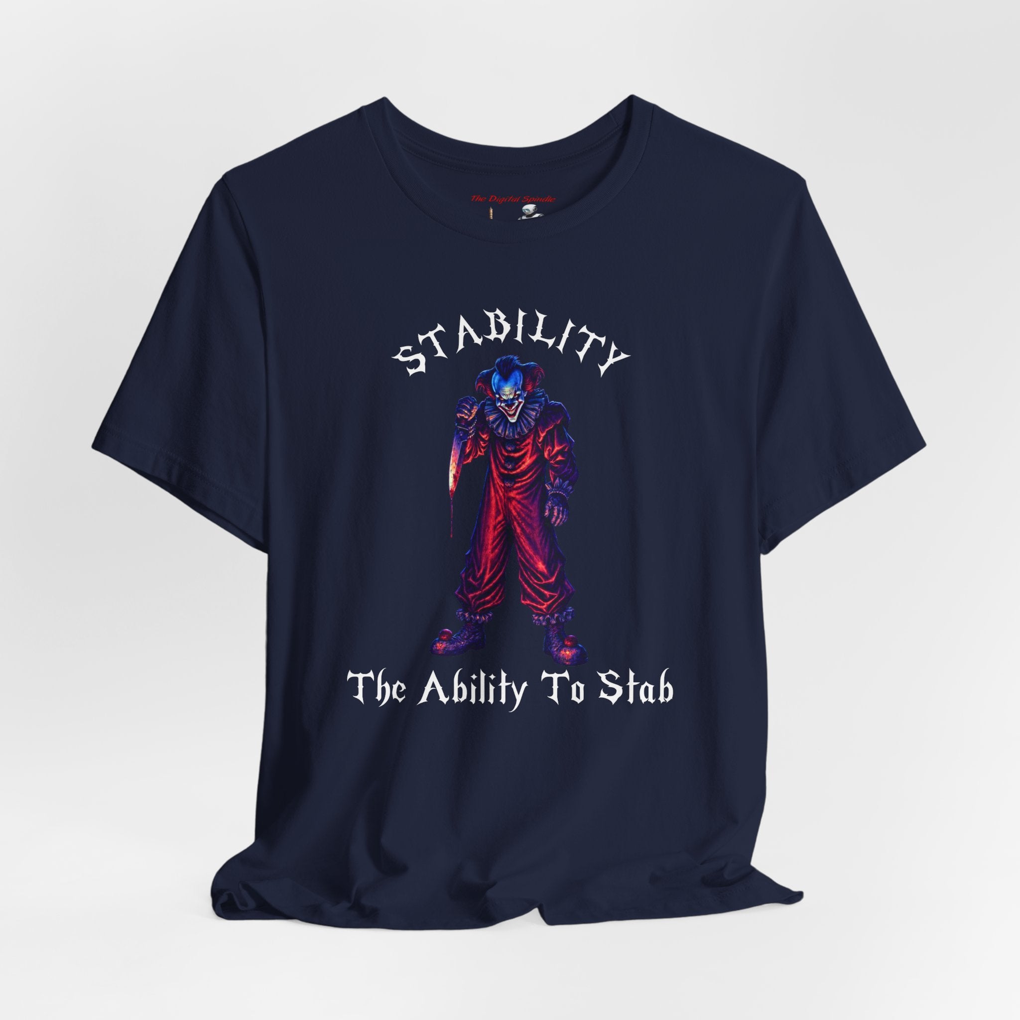 Stability "The Ability to Stab" Dark Fantasy Villain Graphic T-Shirt
