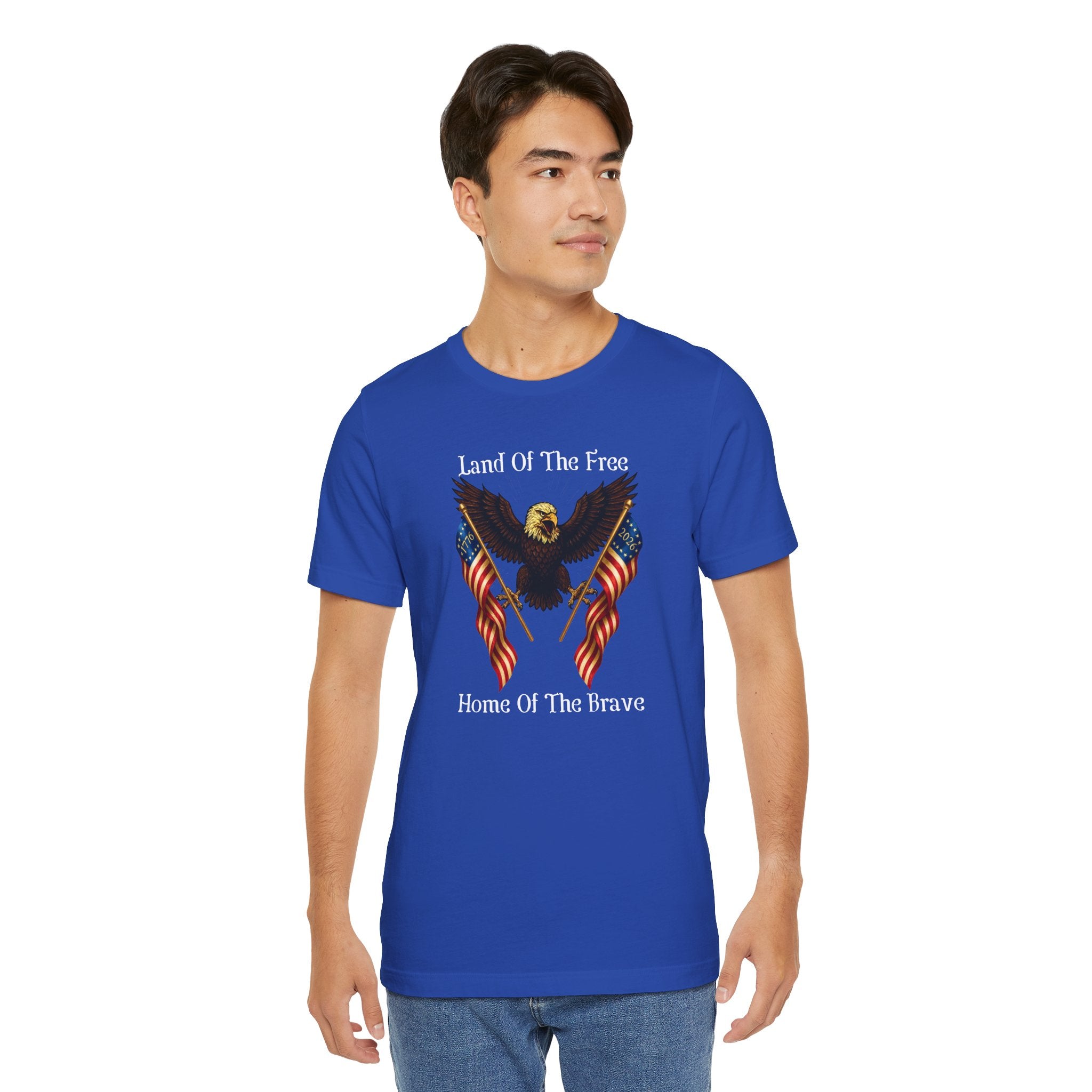"Land of the Free, Home of the Brave" T‑Shirt