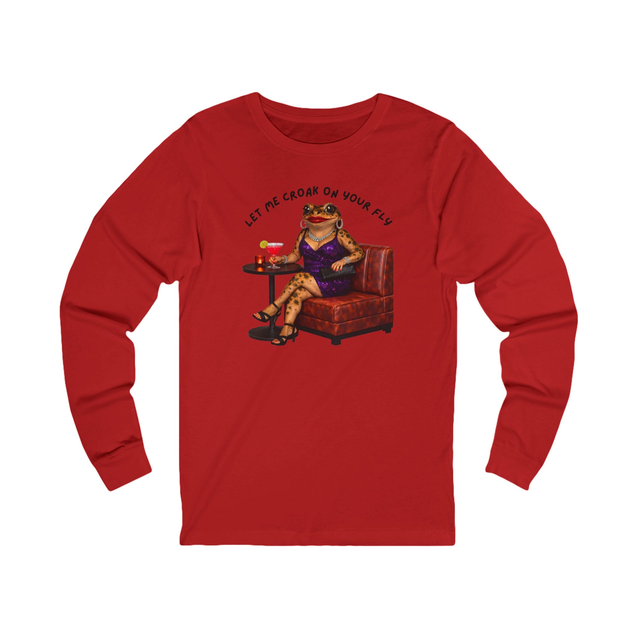 Let Me Croak On Your Fly Frog Lounge Long Sleeve Tee