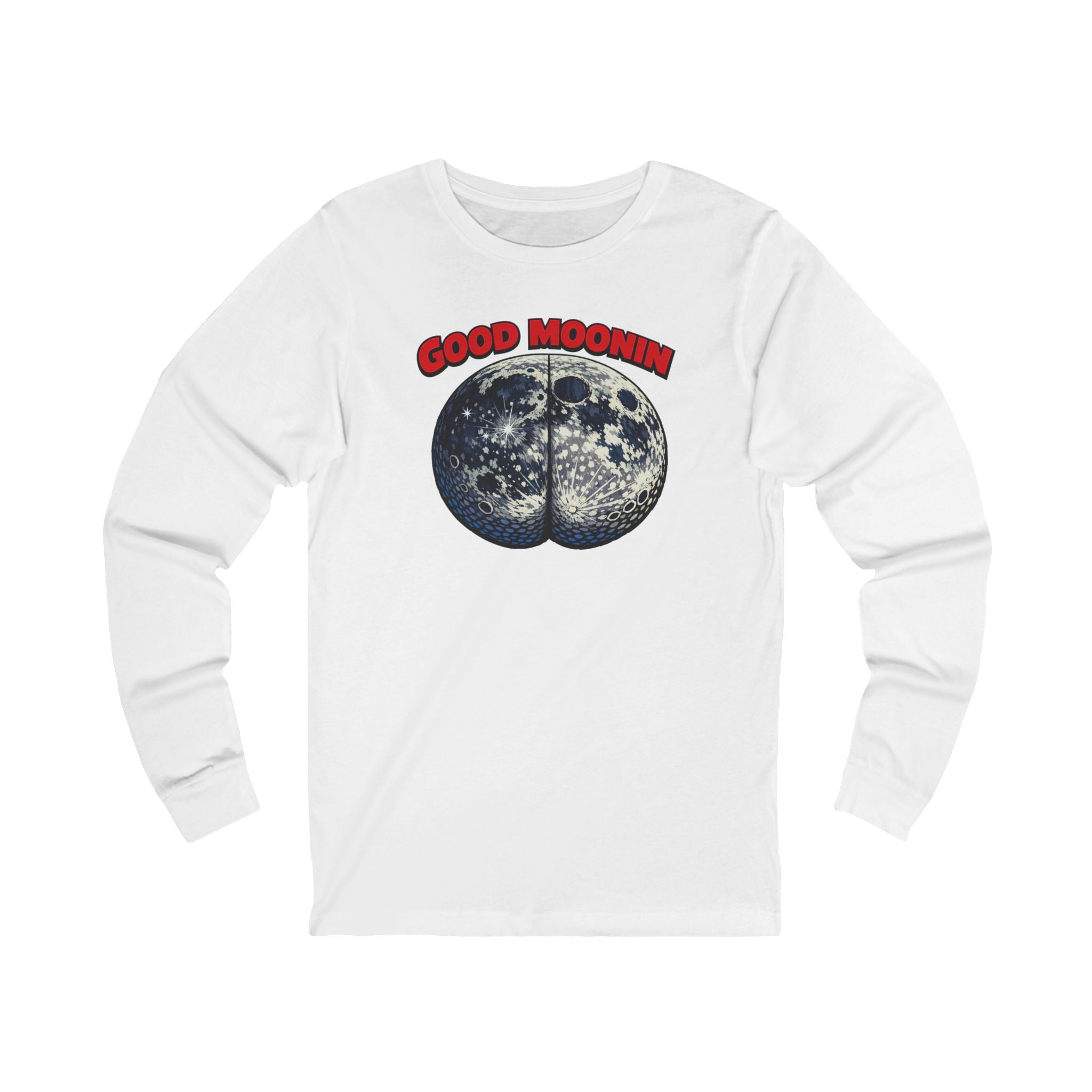"Good Moonin" Retro Moon Graphic