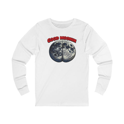 "Good Moonin" Retro Moon Graphic