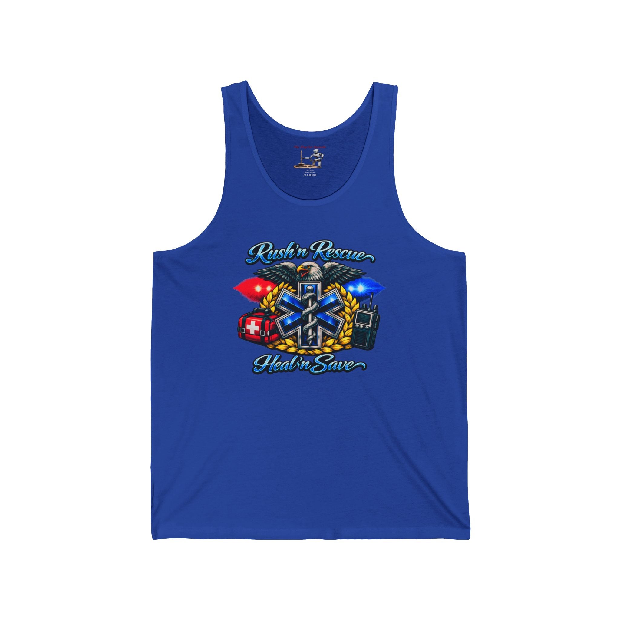 "Rush & Rescue" EMS Pride Tank Top