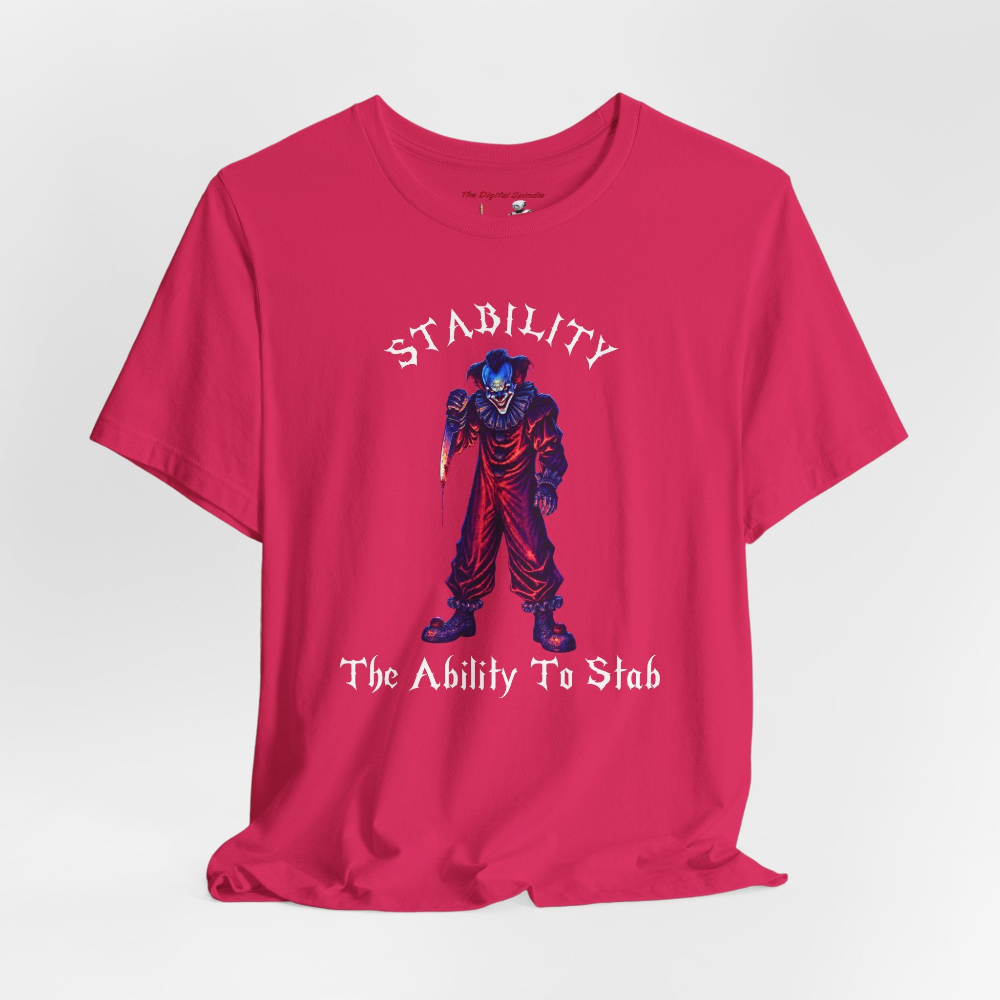 Stability "The Ability to Stab" Dark Fantasy Villain Graphic T-Shirt