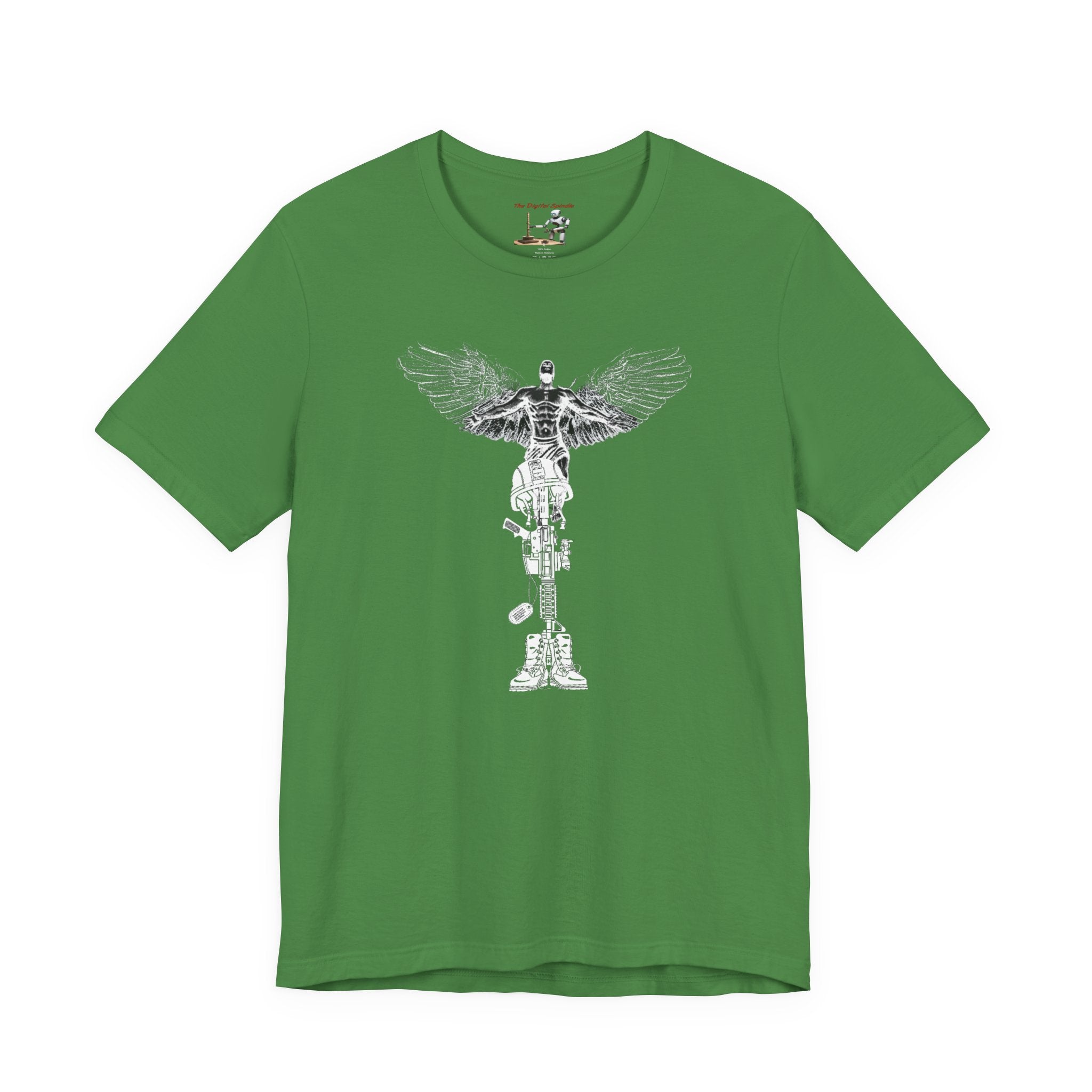 Marine Veteran Skull T‑Shirt — USMC Drill Instructor Hat Design