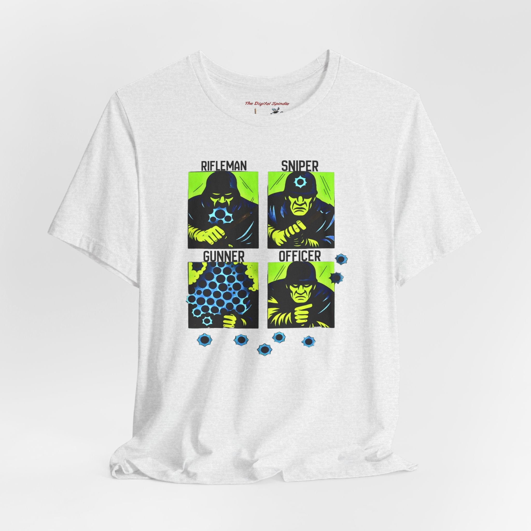 Shooting Range Graphic Tee — Rifleman Sniper Gunner Officer Design