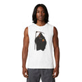 Grim Reaper Graphic Muscle Tank — Dark Scythe Illustration Tee