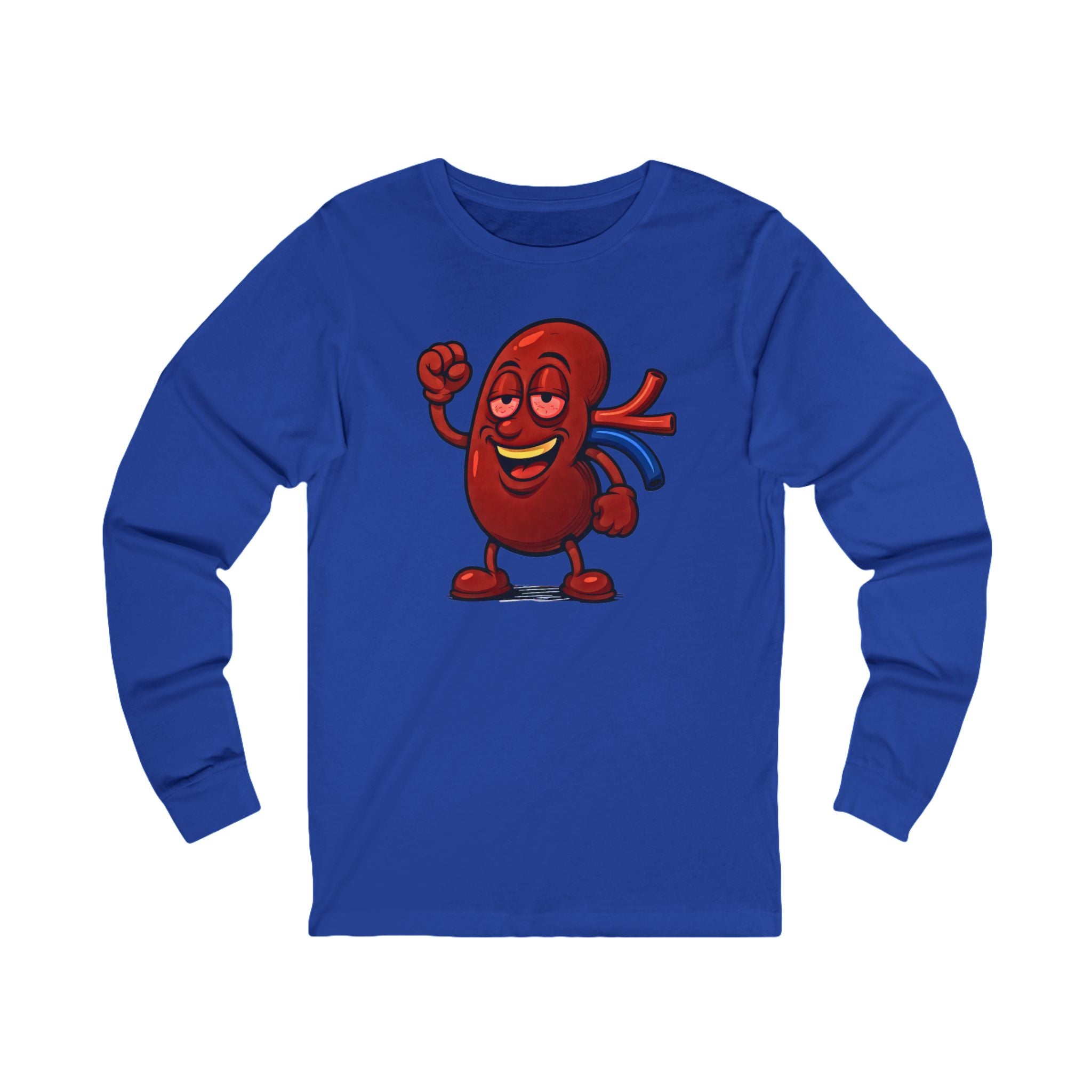 Kidney Stones Mascot Long Sleeve Tee