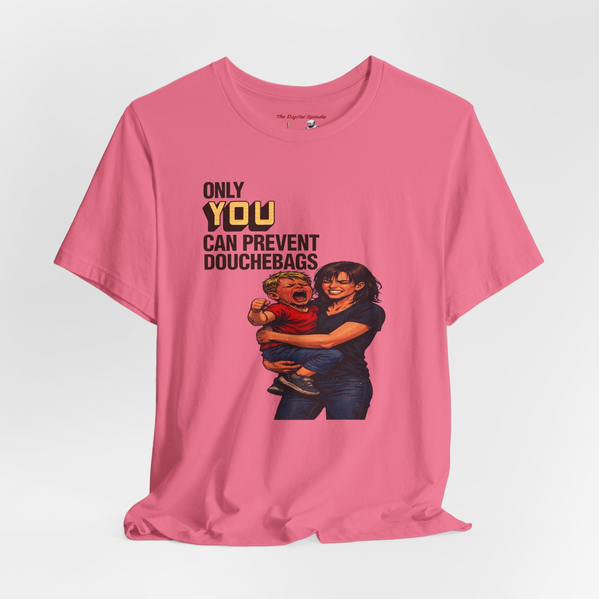 "Only You Can Prevent Douchebags" Mom & Kid Graphic T-Shirt