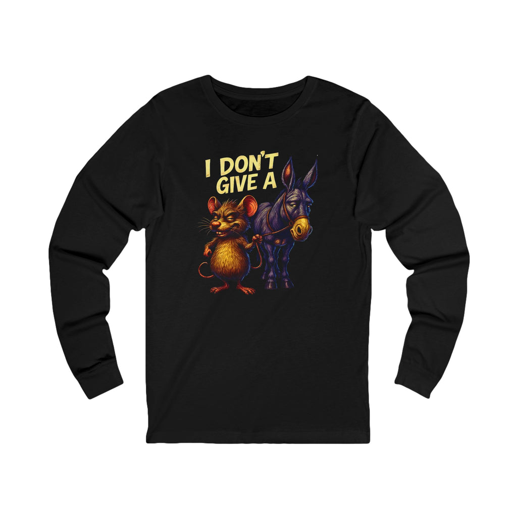 Funny Rat and Donkey Long Sleeve Tee