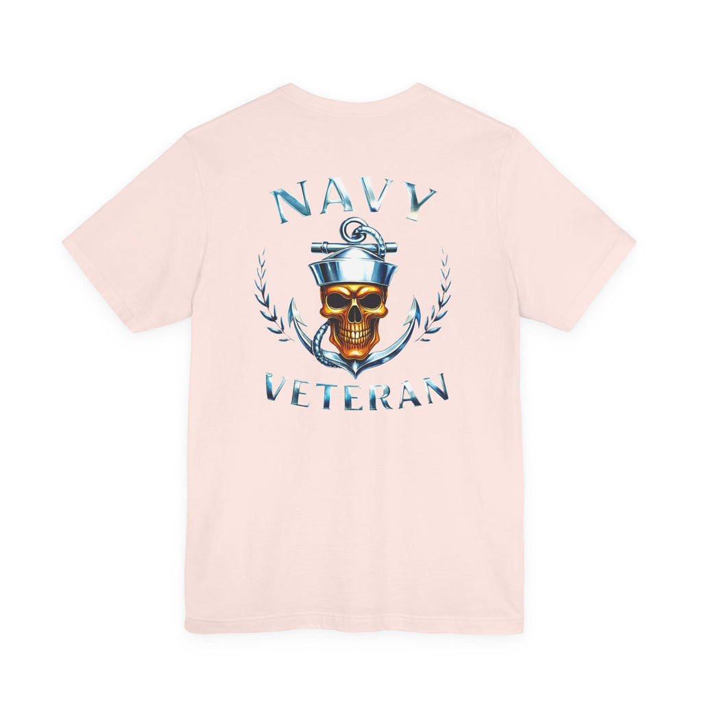 Navy Veteran Skull Anchor T‑Shirt
