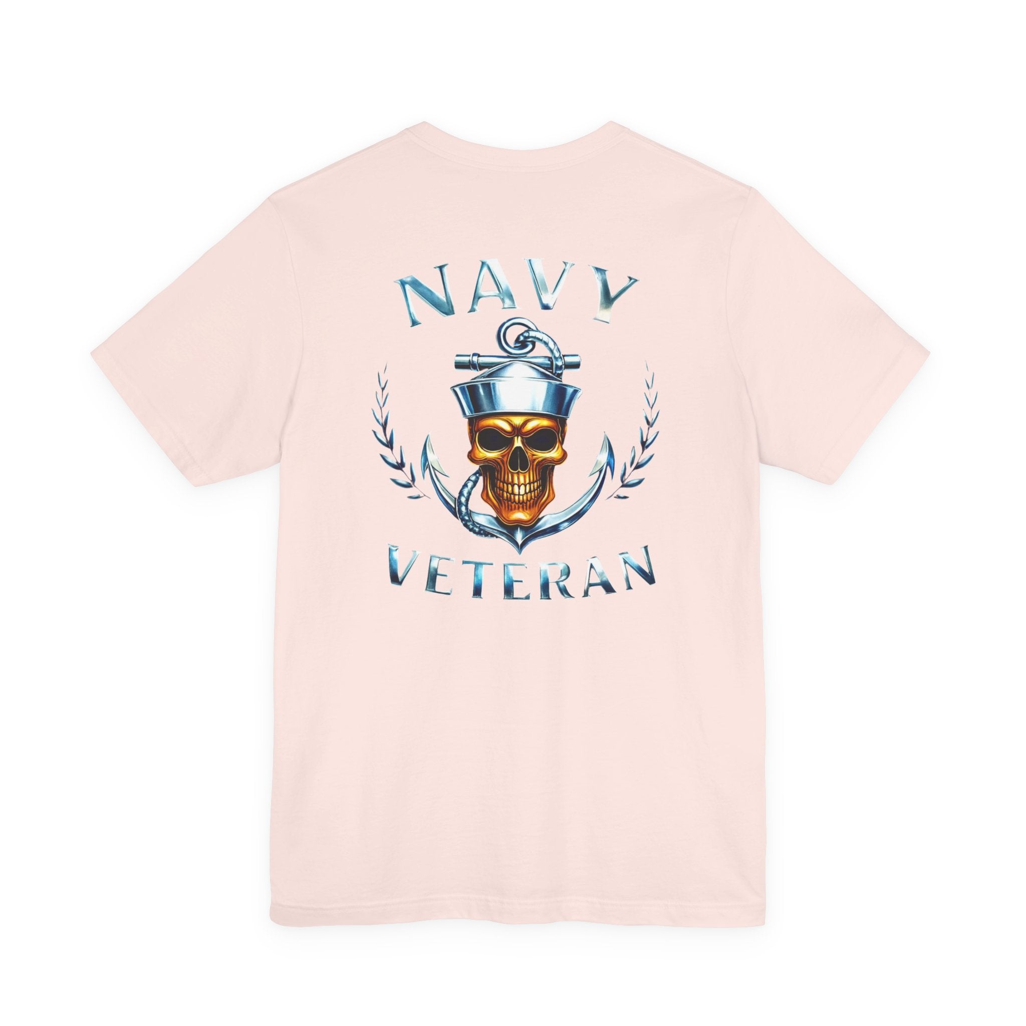 Navy Veteran Skull Anchor T‑Shirt
