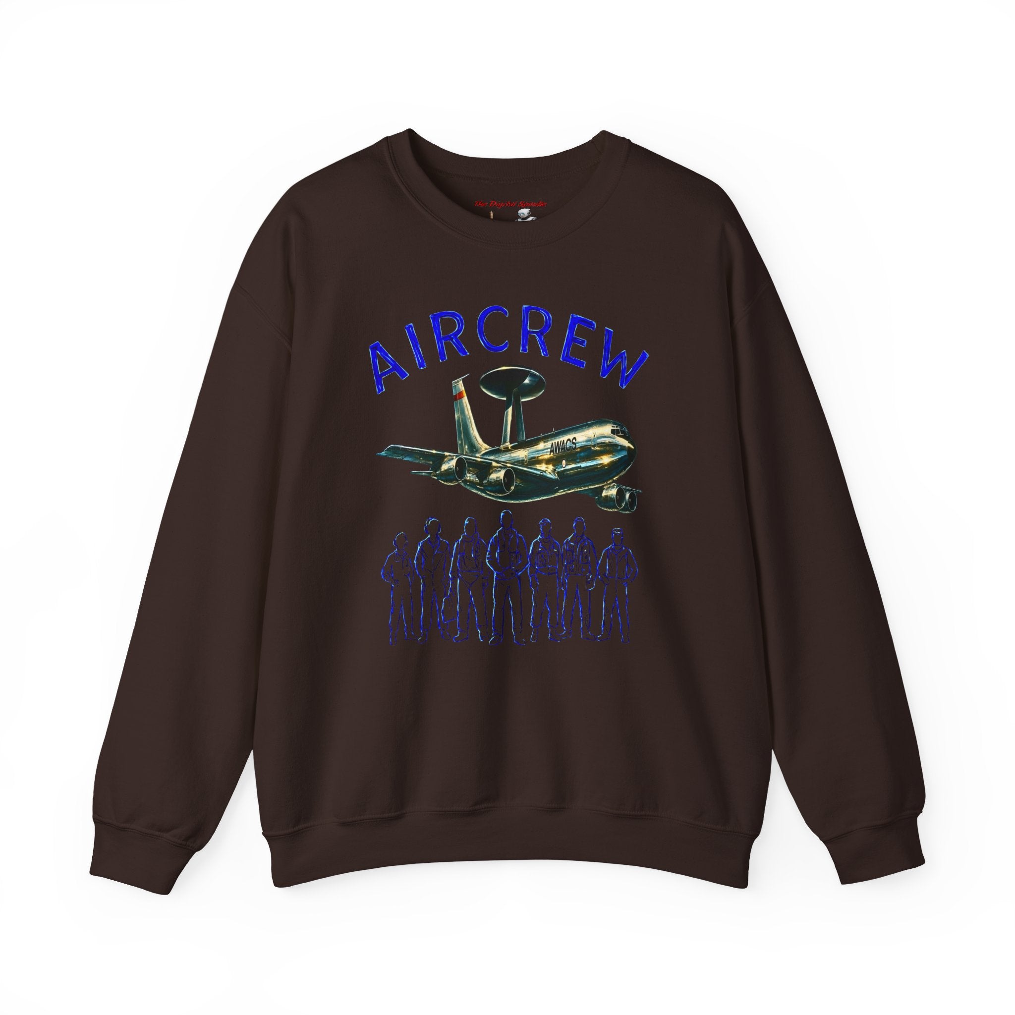 Aircrew Military Plane Graphic Sweatshirt