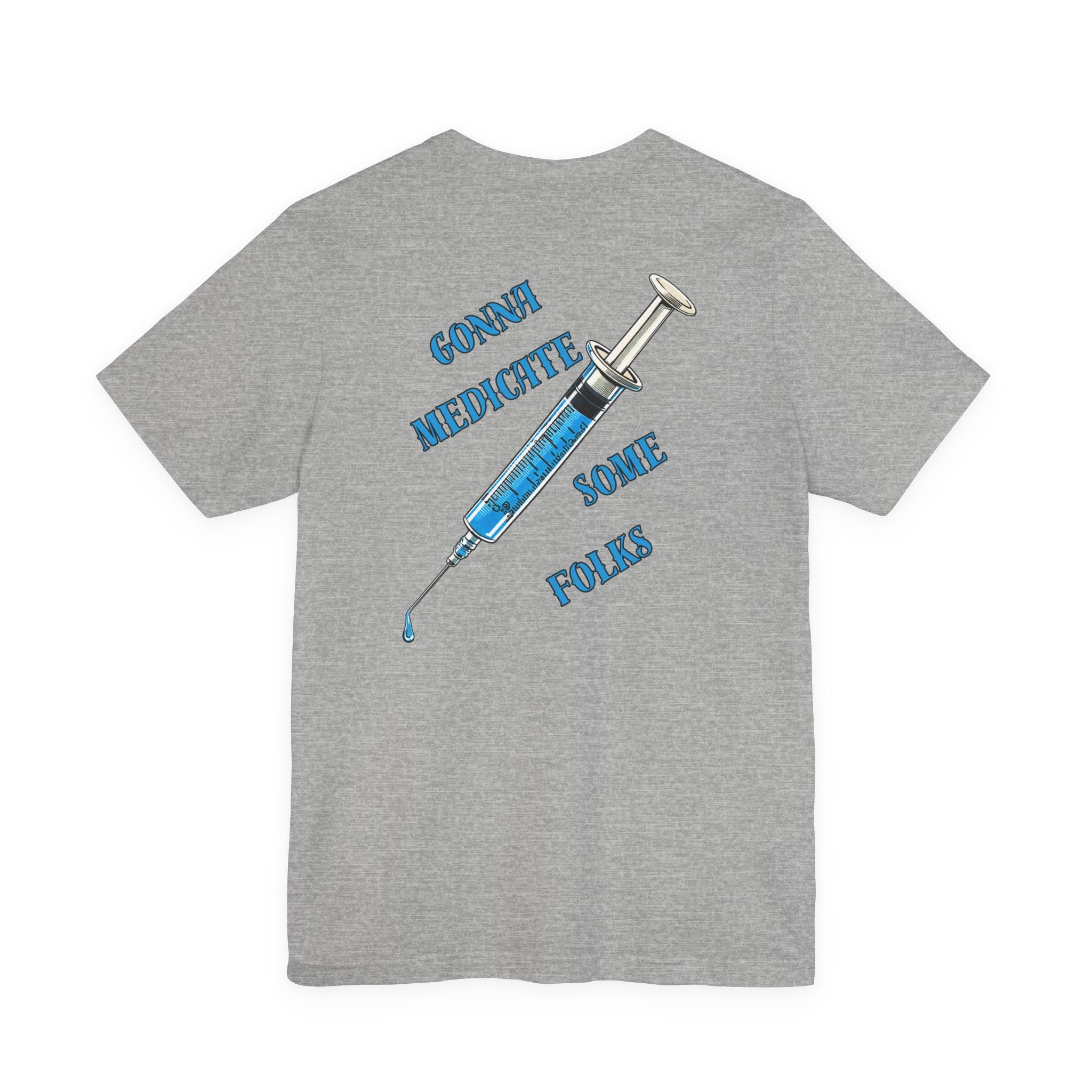 Laughter Is The Best Medicine Tee — Funny Nurse & Medic Caduceus T-Shirt