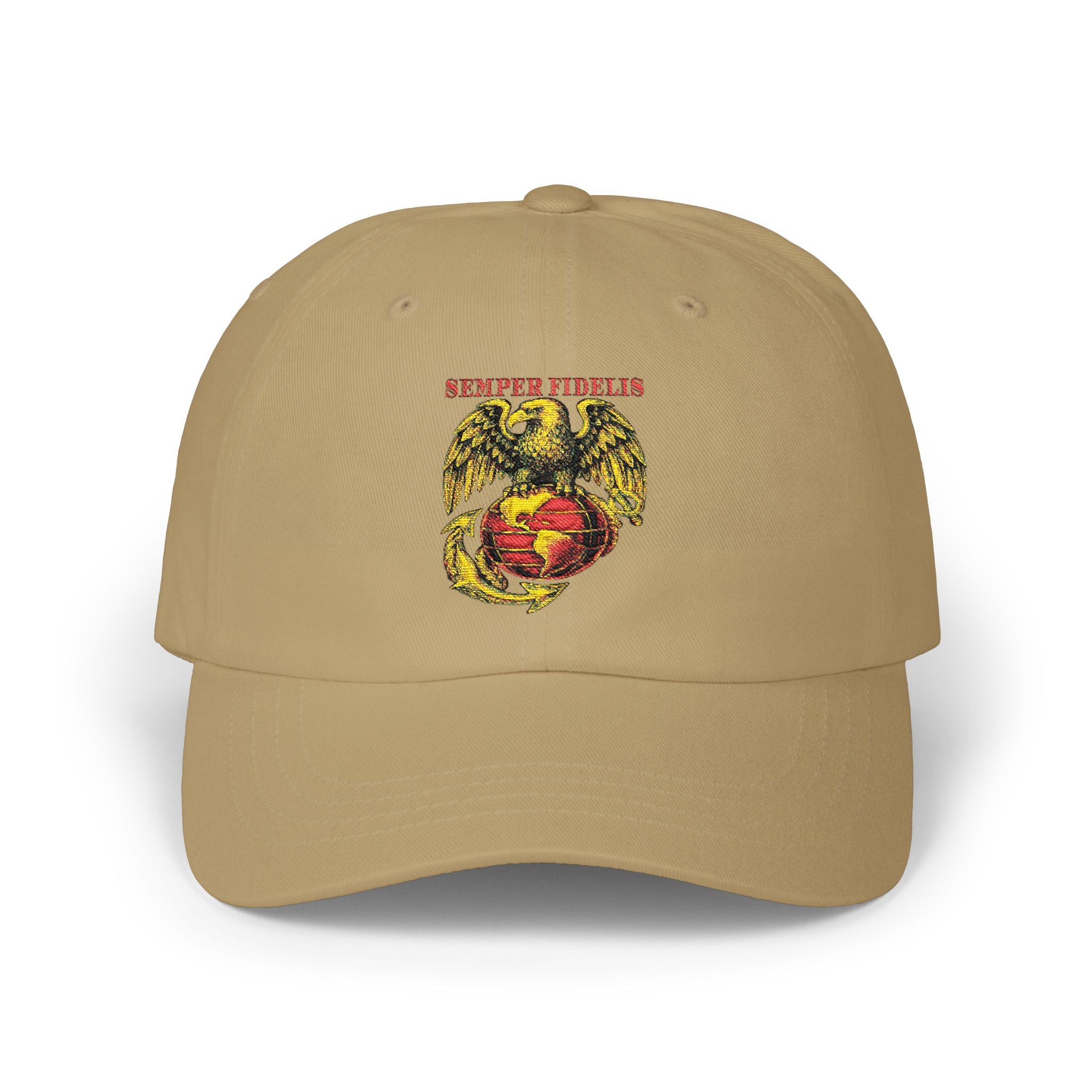 "Semper Fidelis" Eagle Globe & Anchor Embroidered Military Baseball Hat