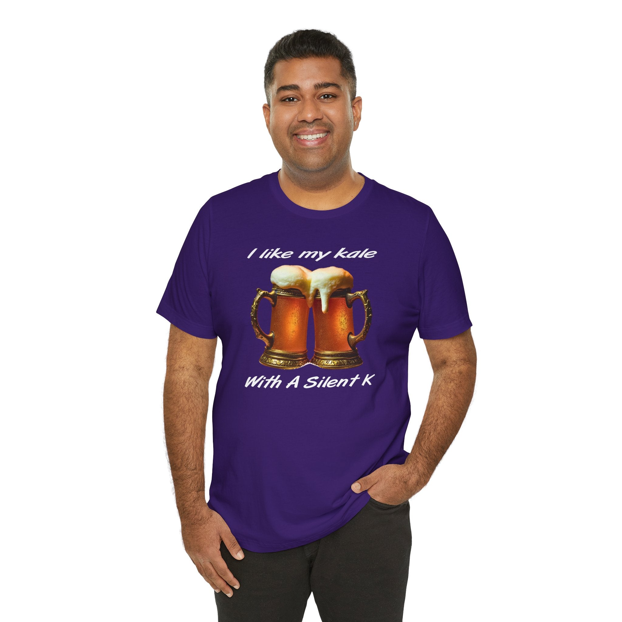“I Like My Kale With A Silent K” Pint Glasses T-Shirt