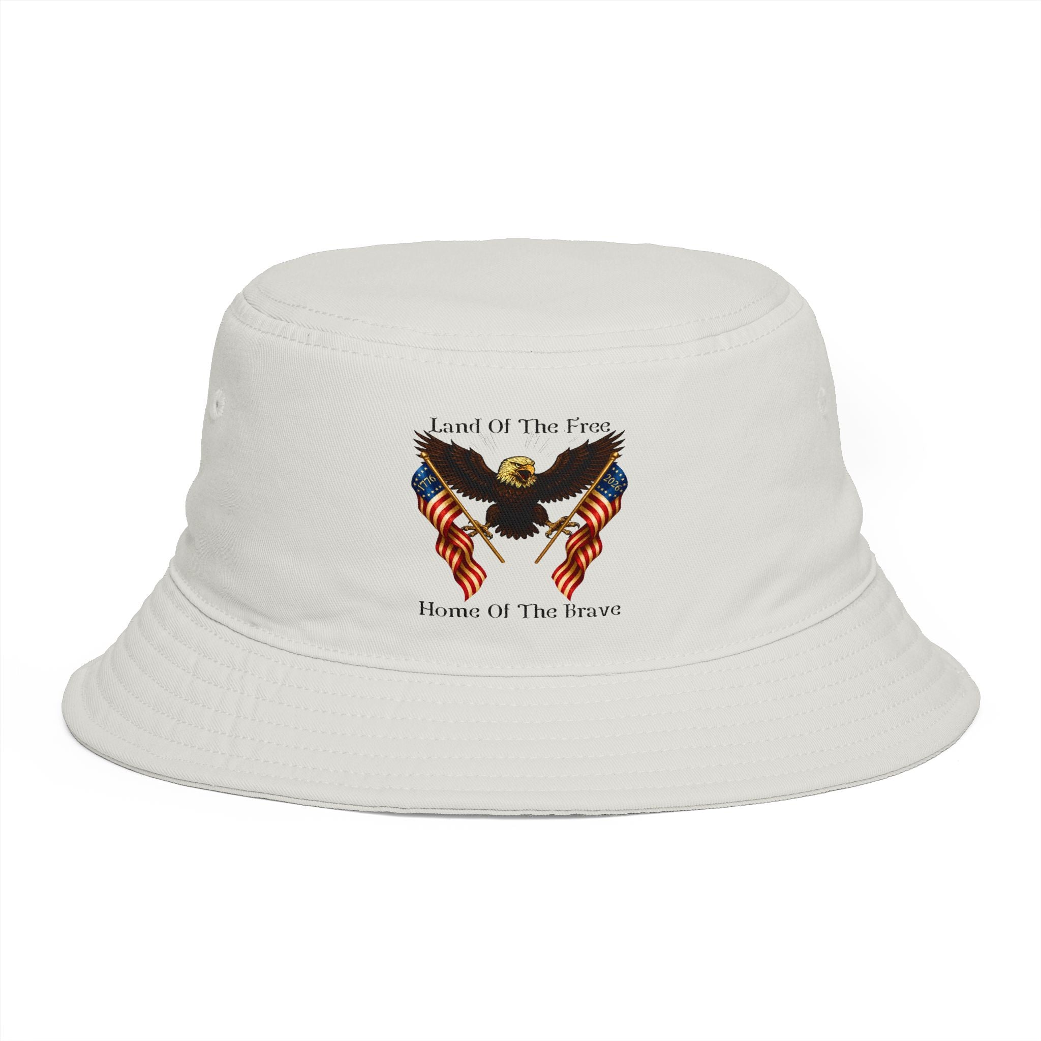 "Land of the Free, Home of the Brave" Bucket Hat