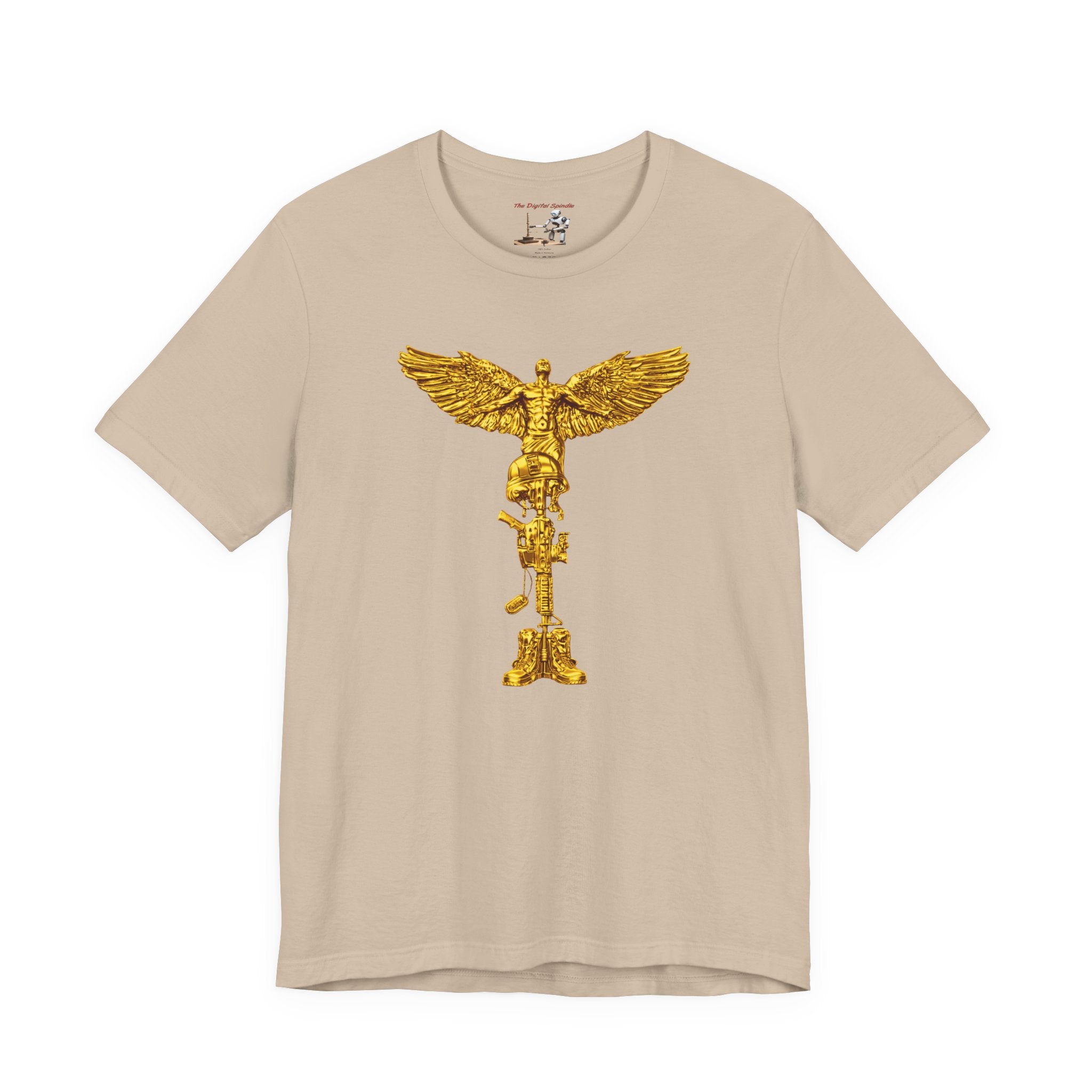 Fallen Soldier Rising Angel T-Shirt — Patriotic Military Veteran Tee