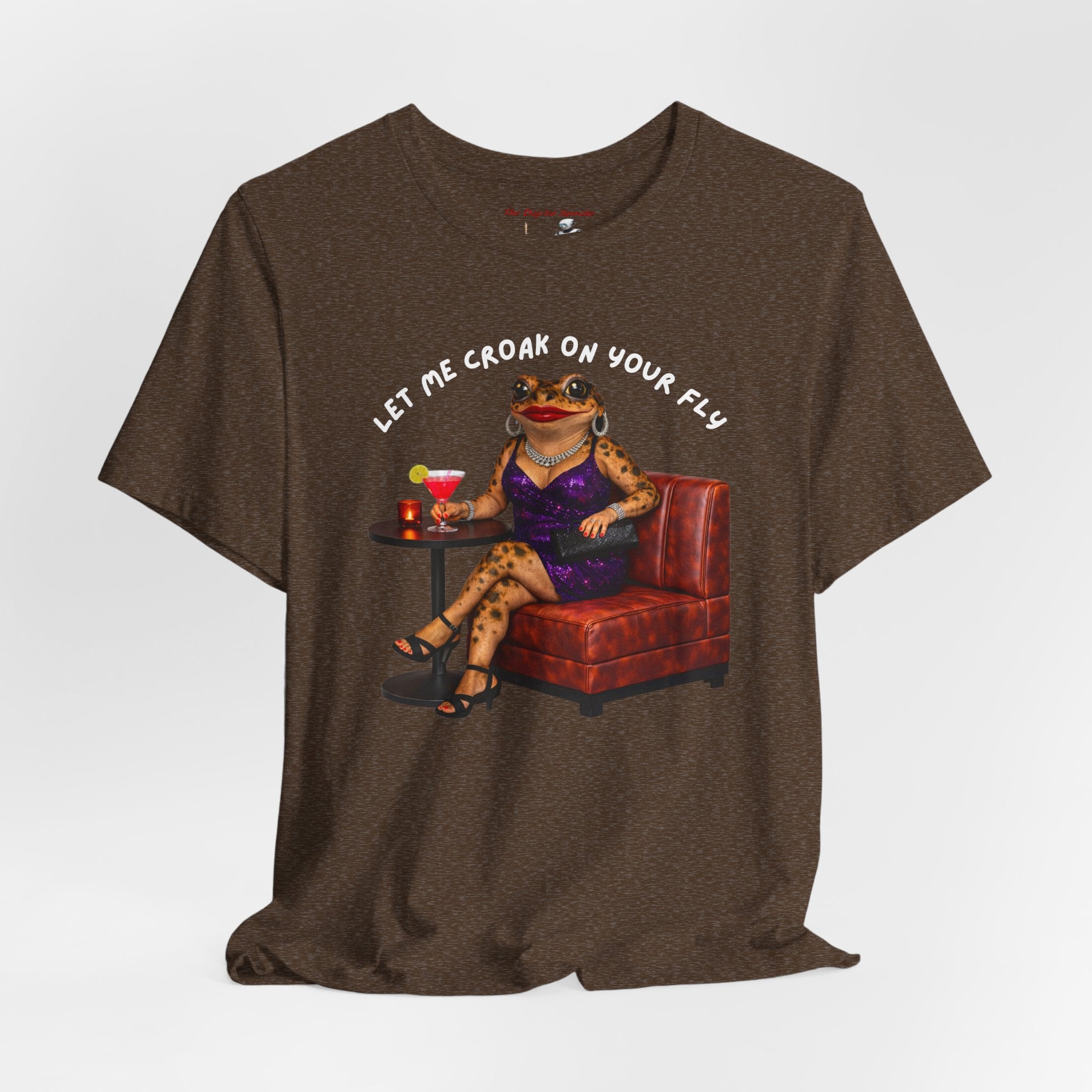 "Let Me Croak On Your Fly" Funny Amphibian Graphic T‑Shirt