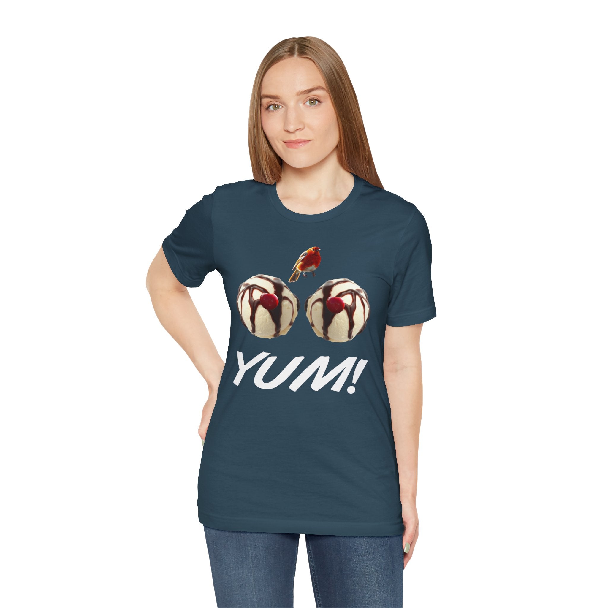 Yum! Ice Cream Scoop Graphic Tee