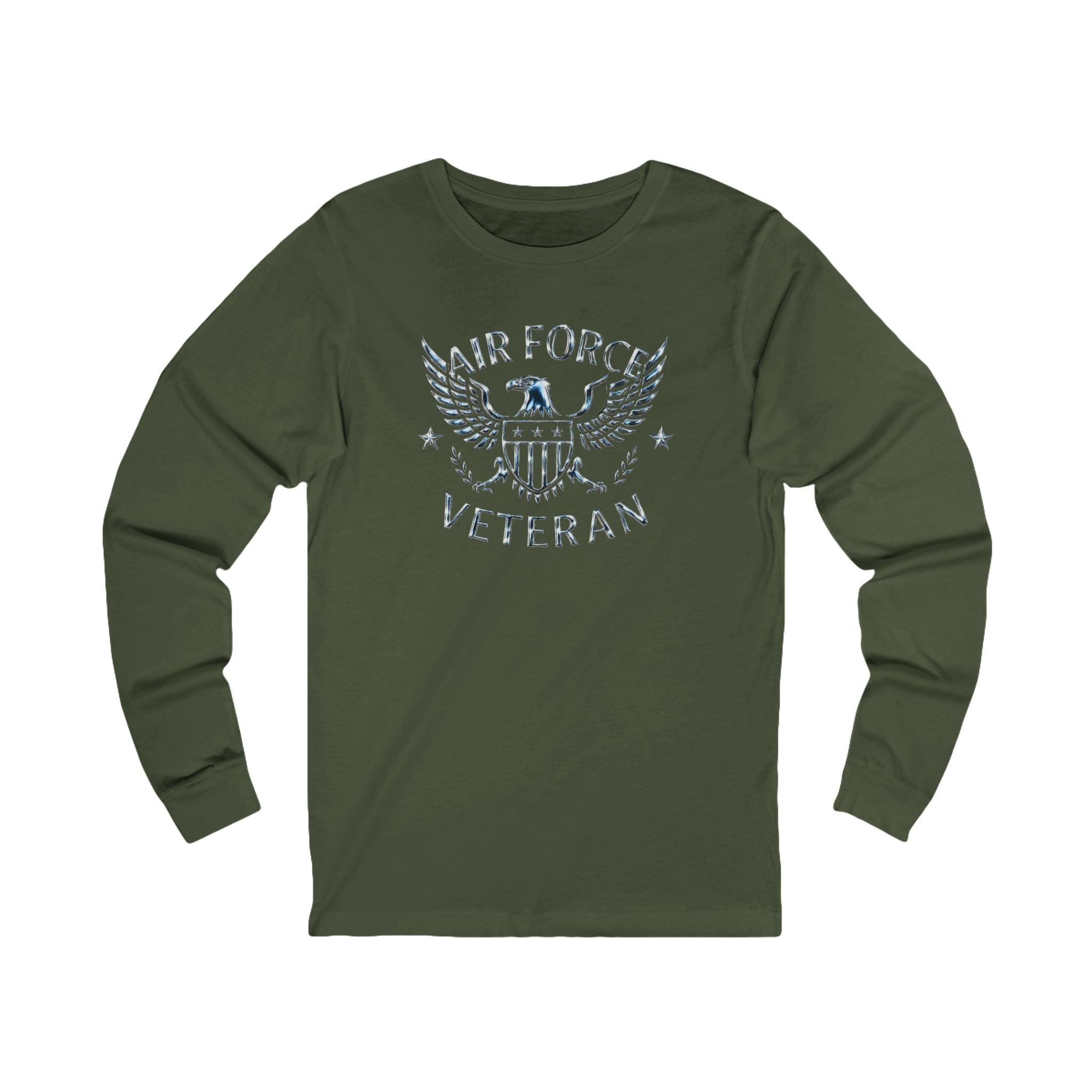 Air Force Veteran Long Sleeve Tee – Patriotic Eagle Military Shirt