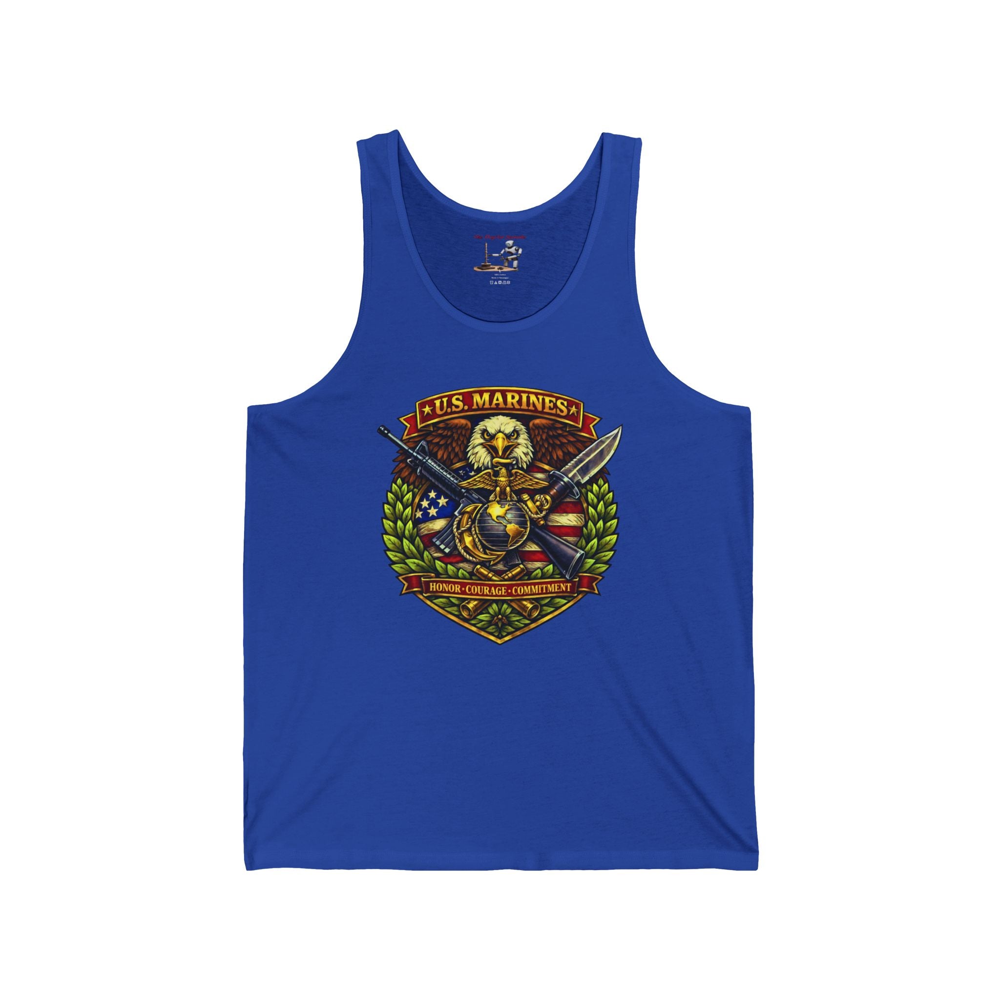 US Marines Honor, Courage, Commitment Tank Top