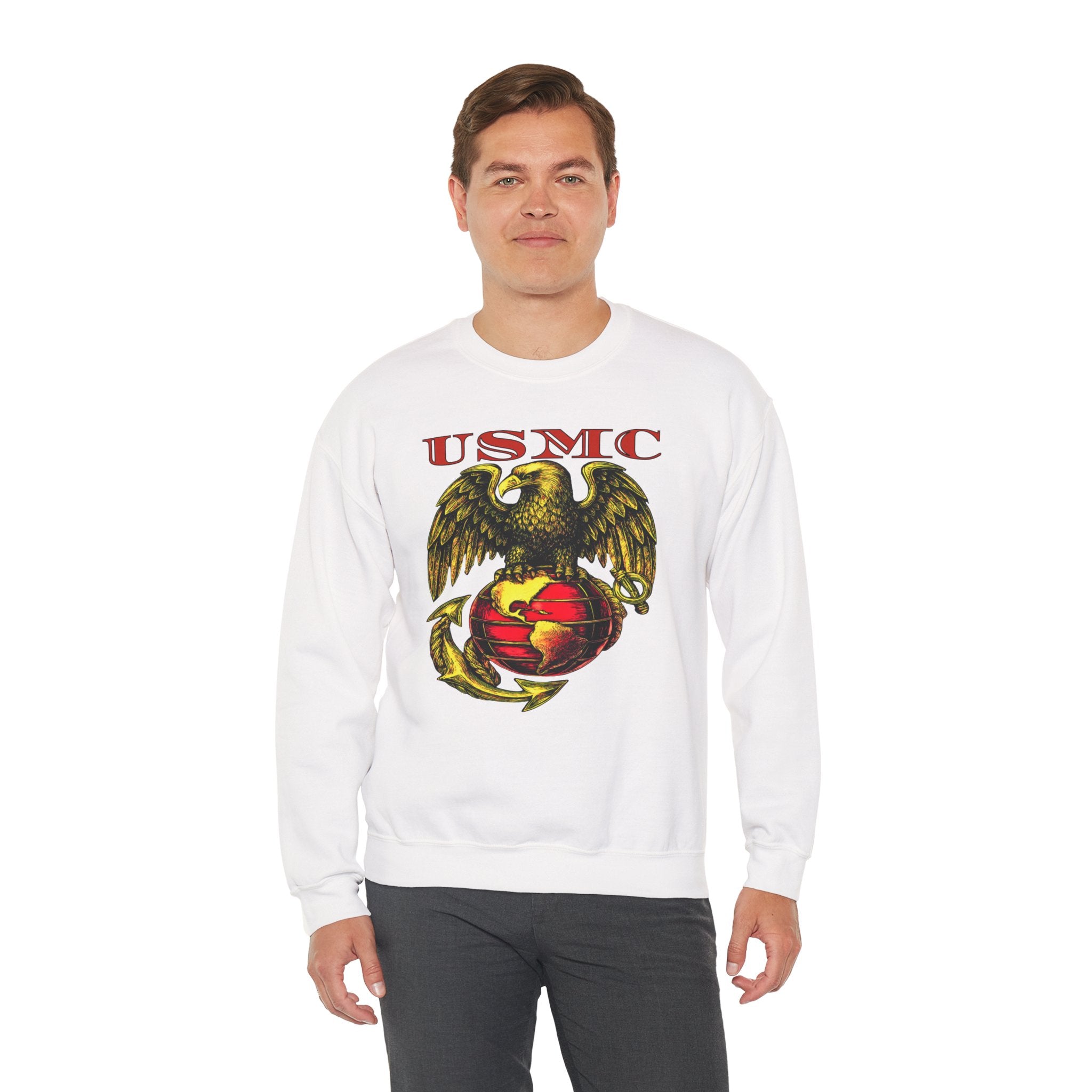 USMC Eagle Globe & Anchor Crewneck Sweatshirt