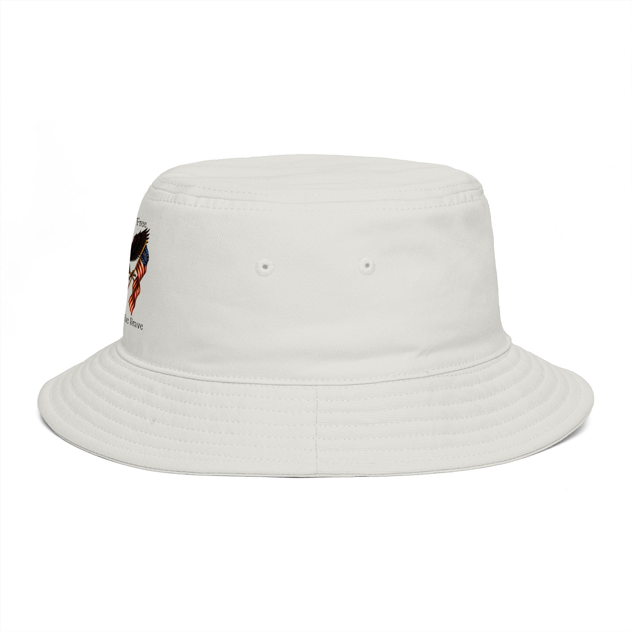 "Land of the Free, Home of the Brave" Bucket Hat