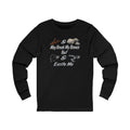 'Sticks & Stones May Break My Bones But Whips & Chains Excite Me' Graphic Long Sleeve Tee