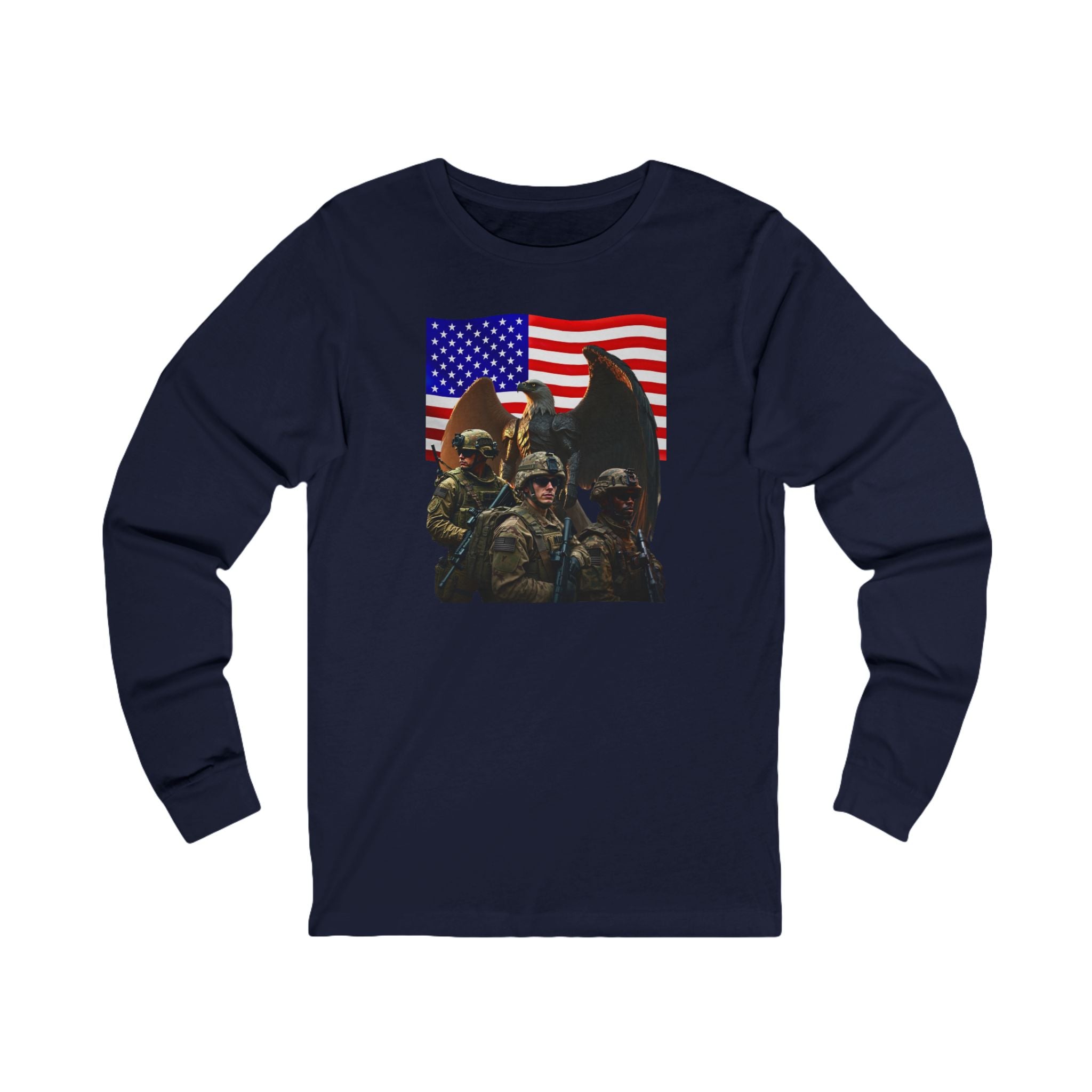 Eagle On Watch Long Sleeve Tee