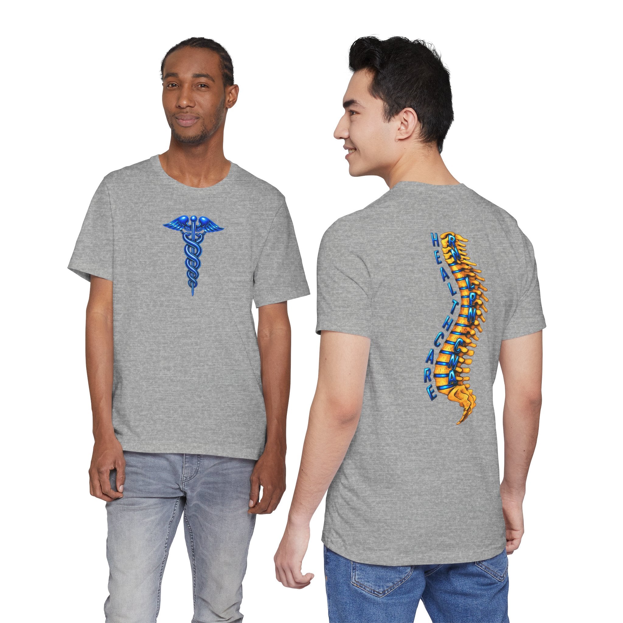 Backbone Of Healthcare Unisex Jersey Short Sleeve Tee