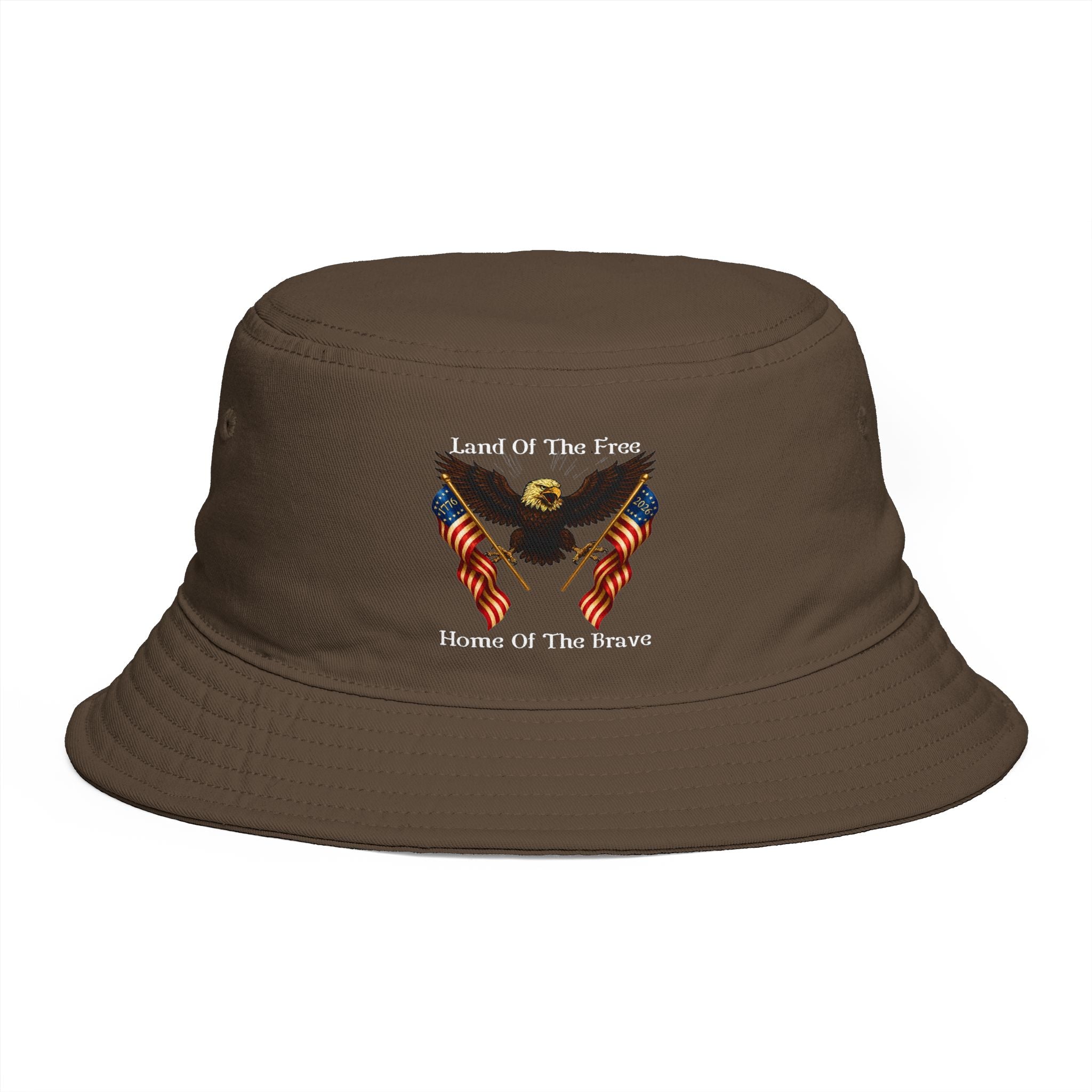 "Land of the Free, Home of the Brave" Bucket Hat