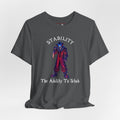 Stability "The Ability to Stab" Dark Fantasy Villain Graphic T-Shirt