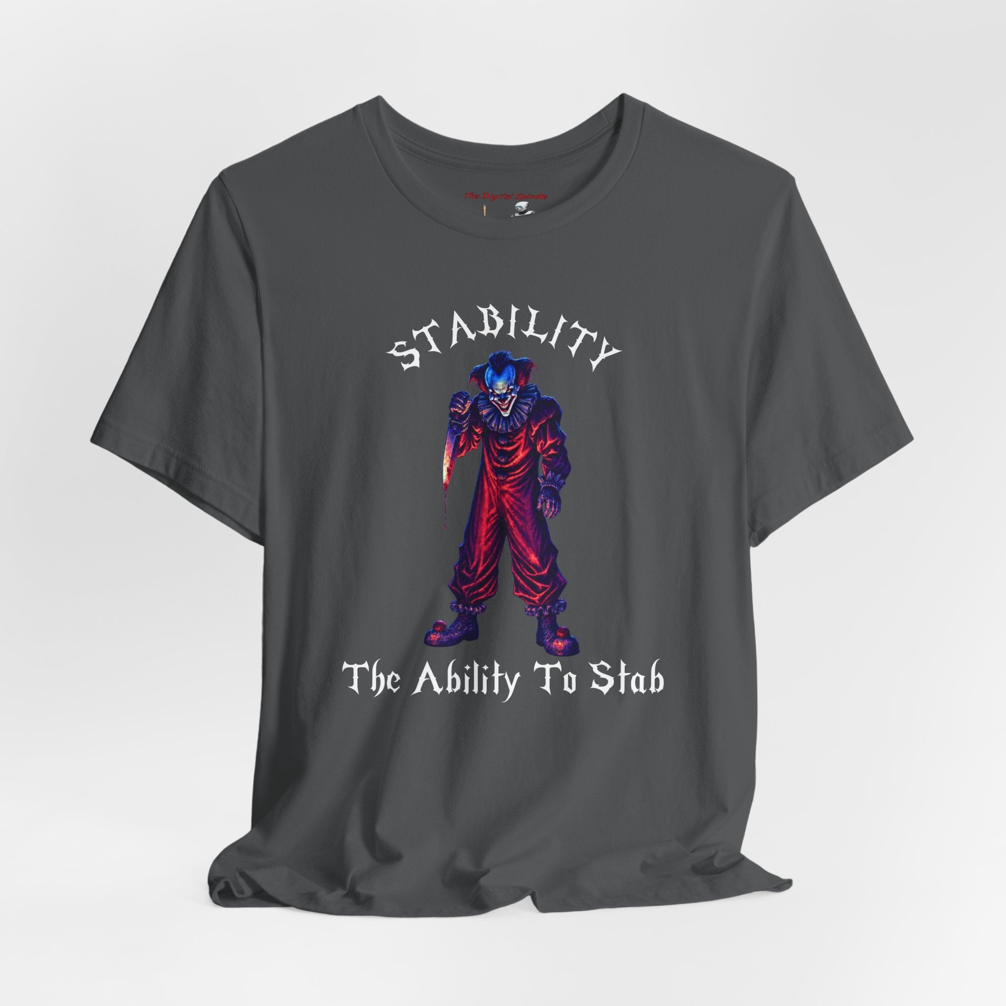 Stability "The Ability to Stab" Dark Fantasy Villain Graphic T-Shirt