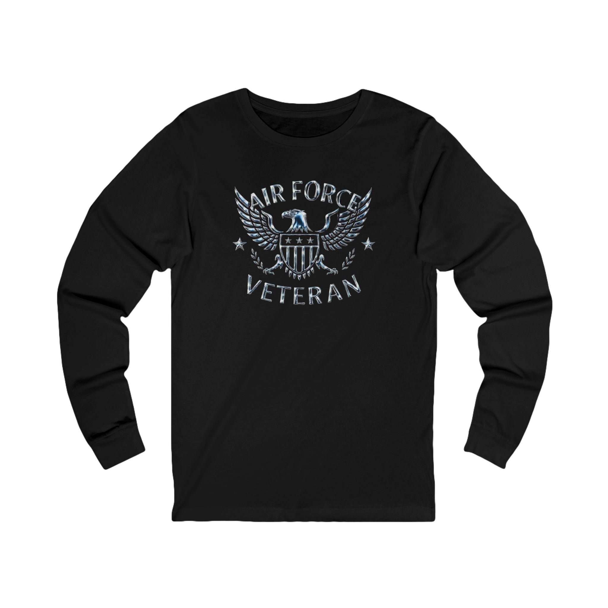 Air Force Veteran Long Sleeve Tee – Patriotic Eagle Military Shirt