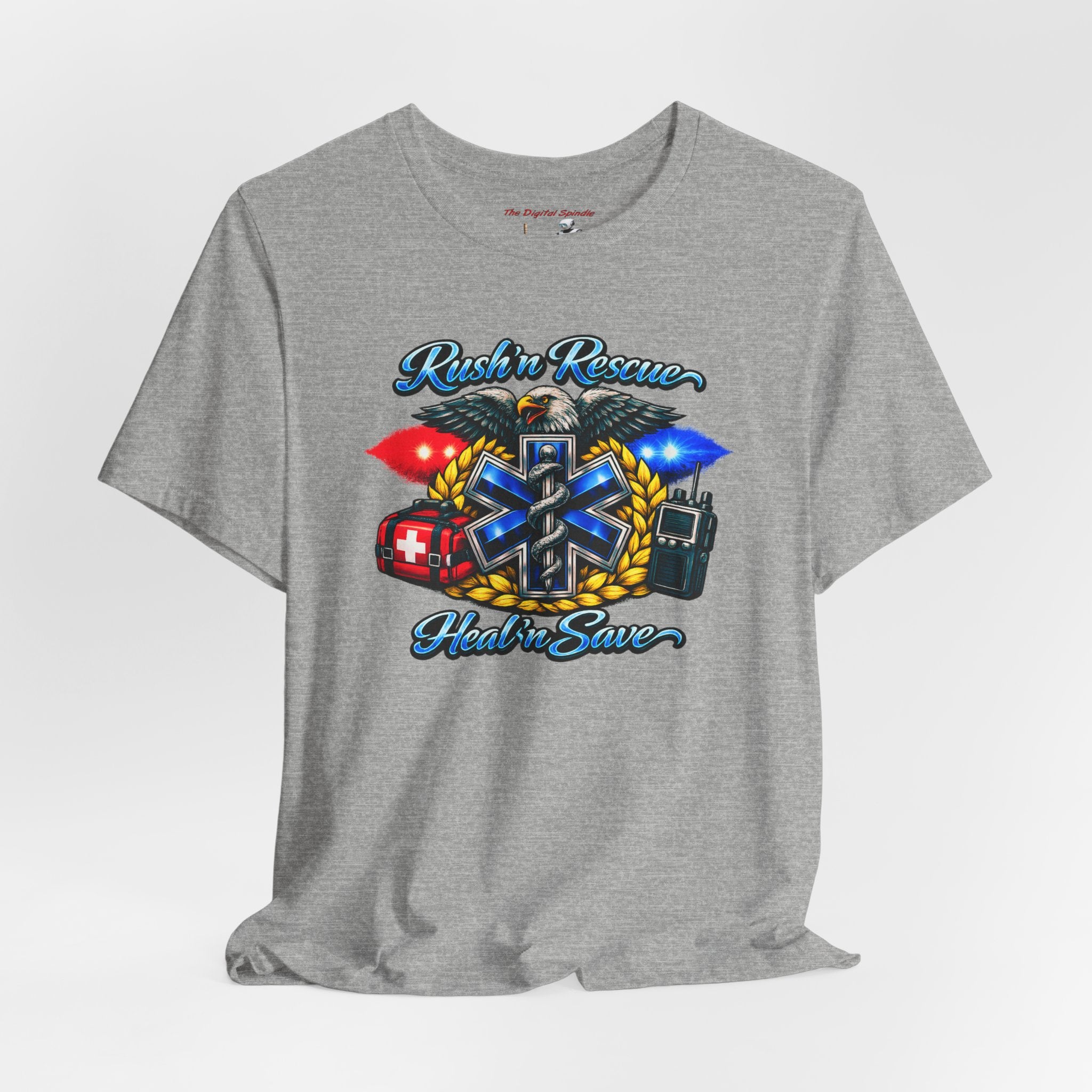 Rescue Responder EMT Star of Life T-Shirt - Paramedic Medic Emergency Medical Tee