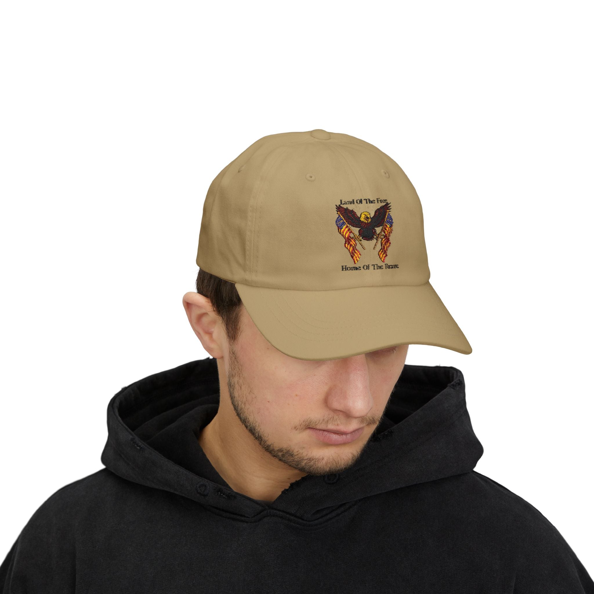 "Land of the Free, Home of the Brave" Dad Cap