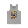 Comic Bowling Explosion Tank Top — Retro Pop Art "Crash!" Graphic Tank