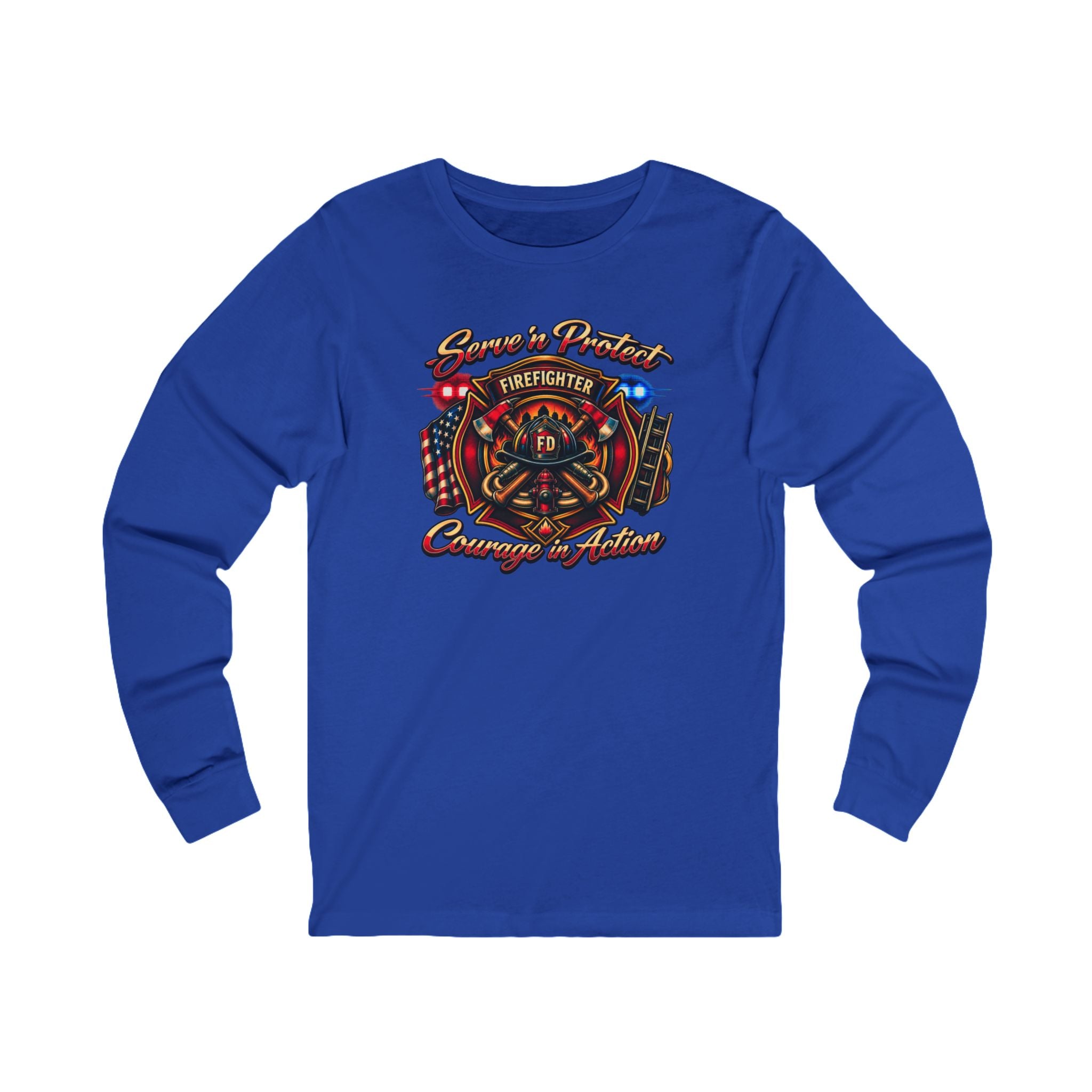 Firefighter Courage & Honor Long Sleeve Tee
