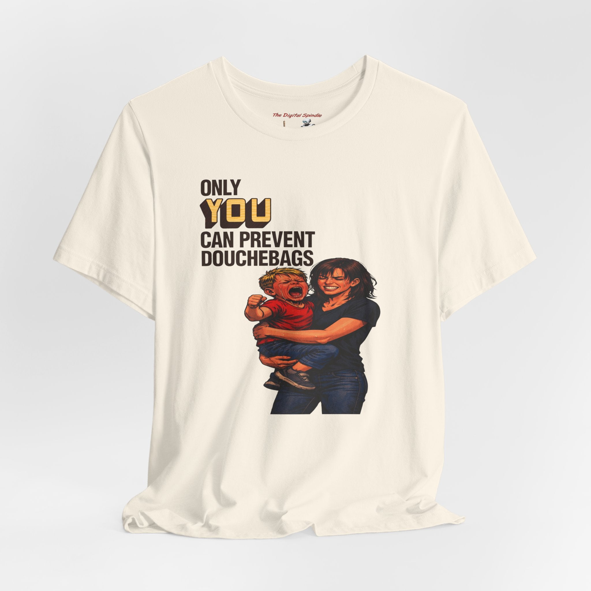 "Only You Can Prevent Douchebags" Mom & Kid Graphic T-Shirt